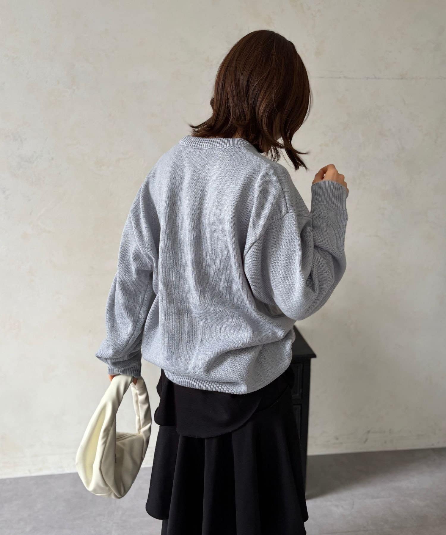 LOCUST(ローカスト) ミッキー加工風PRINTニット