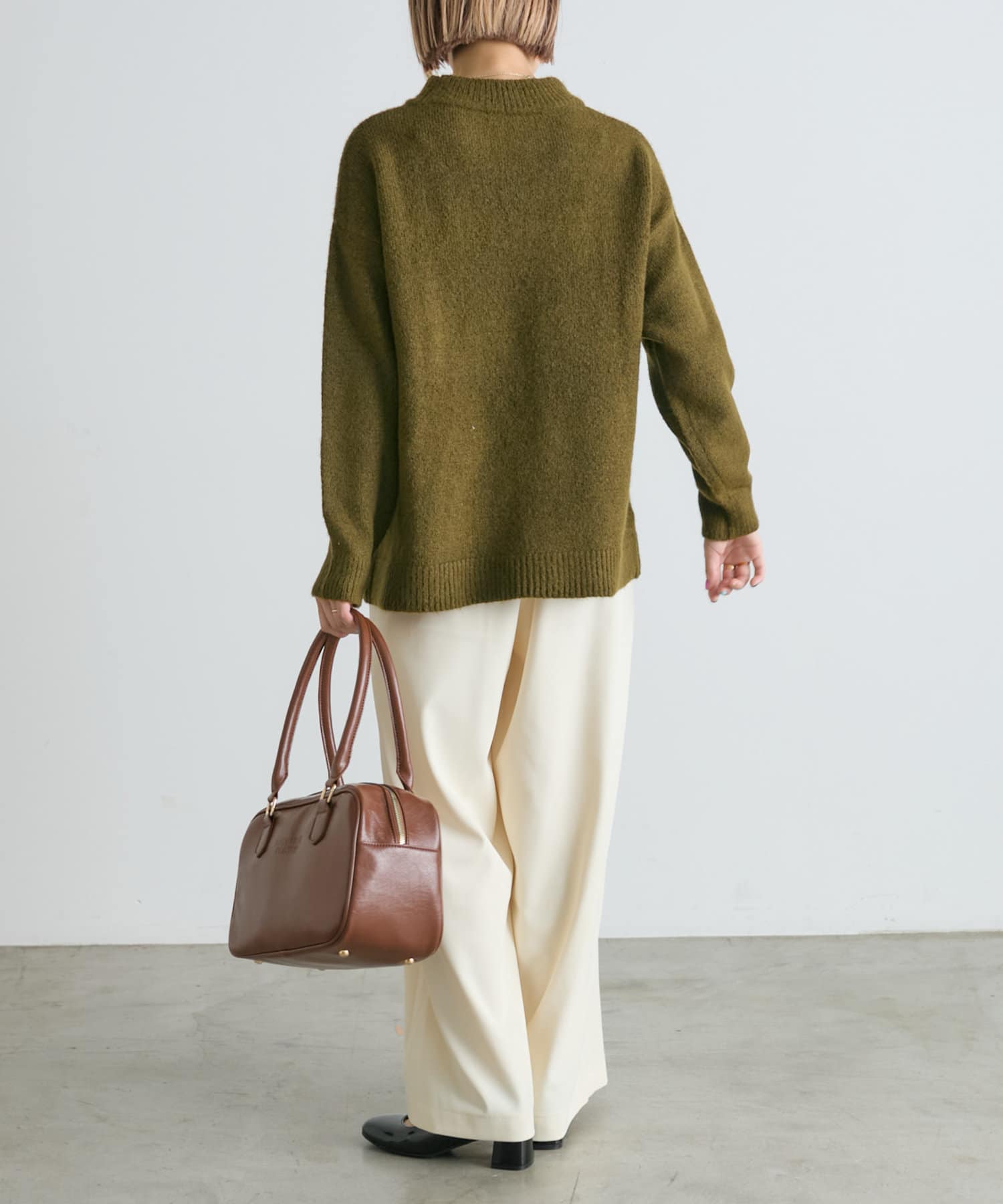 OUTLET(アウトレット) 【w closet】コードレースニットプルオーバー