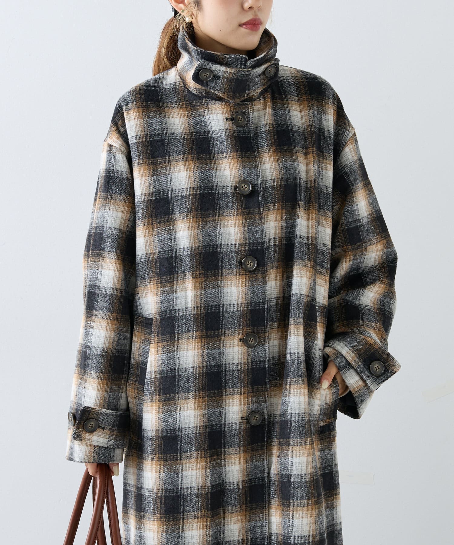 OUTLET(アウトレット) 【w closet】エコウールロングコート