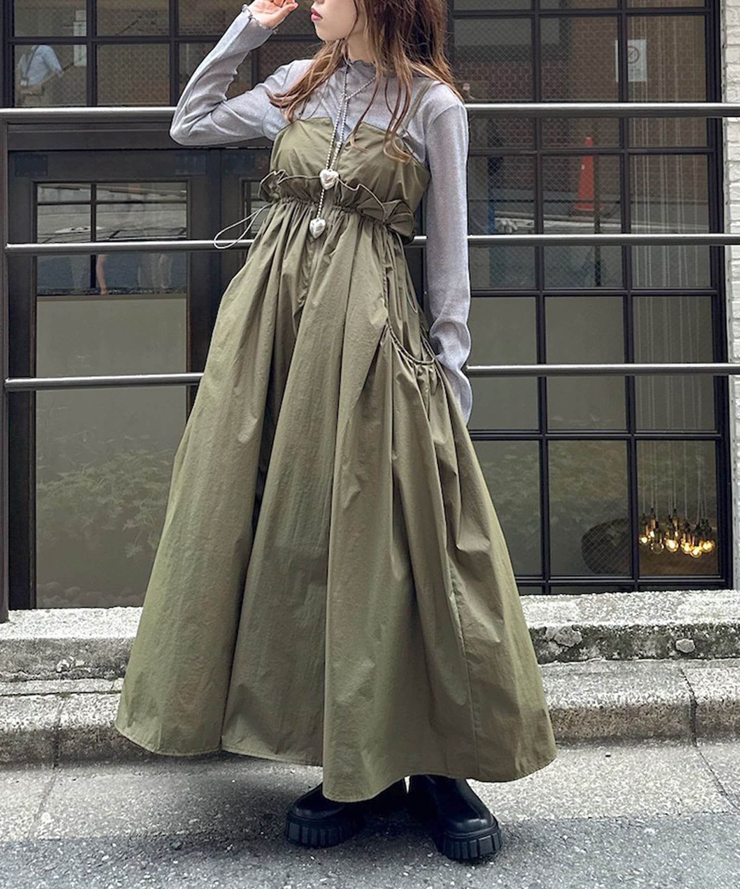 OUTLET(アウトレット) 【w closet】ラメチュール長袖プルオーバー