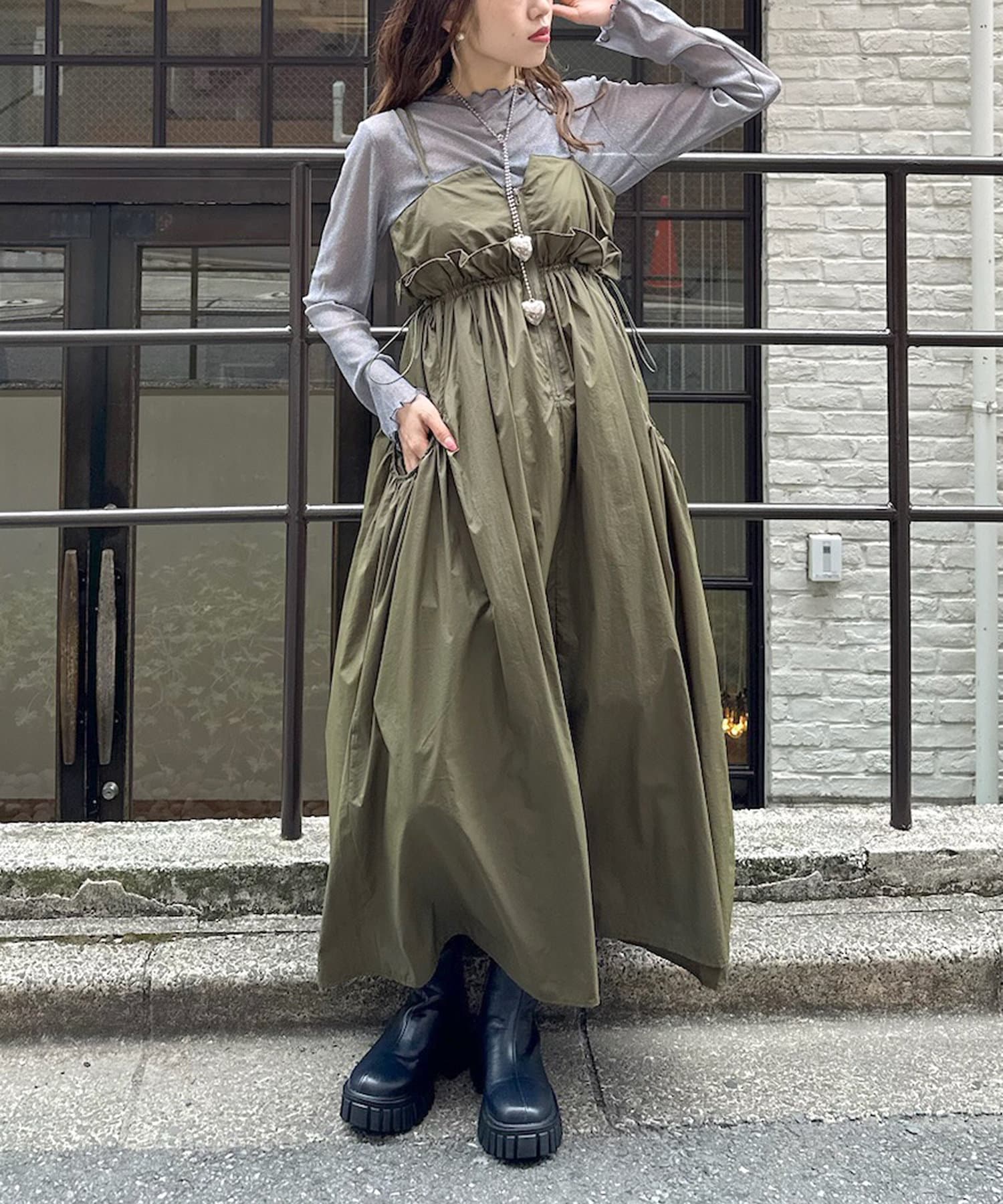 OUTLET(アウトレット) 【w closet】ラメチュール長袖プルオーバー