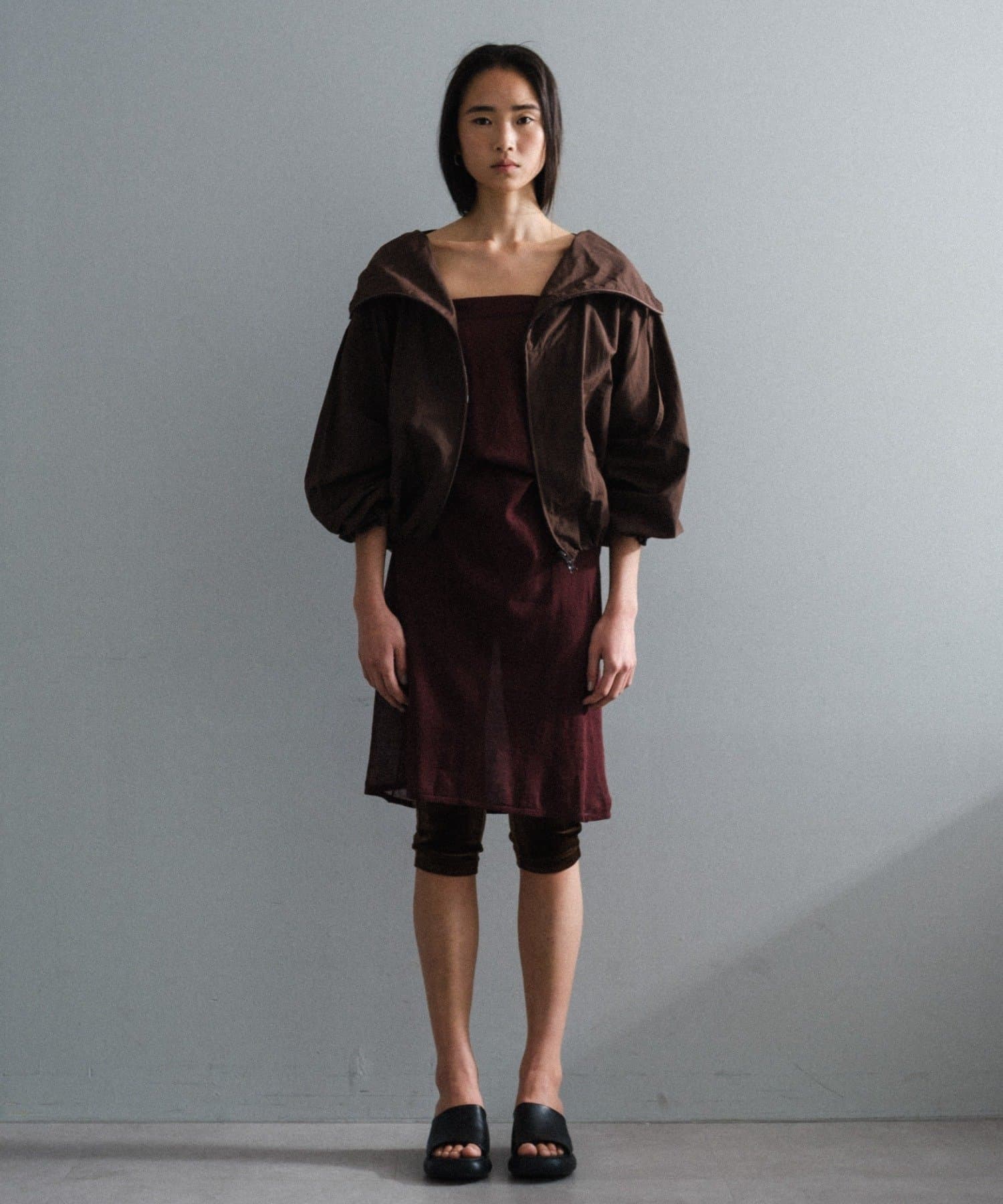 OUTLET(アウトレット) 【Pasterip】Triacetate velour bike shorts