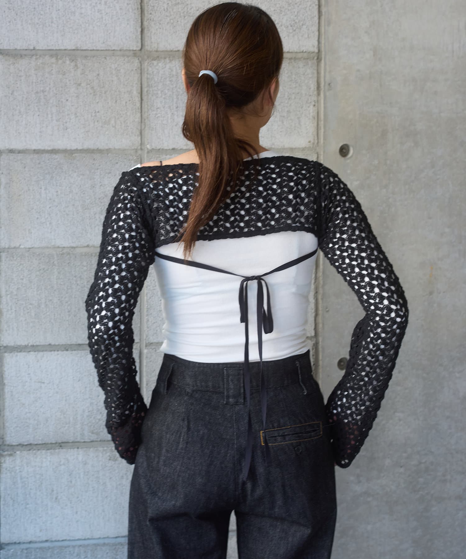 Pasterip】Crochet lace arm cover bolero | OUTLET(アウトレット