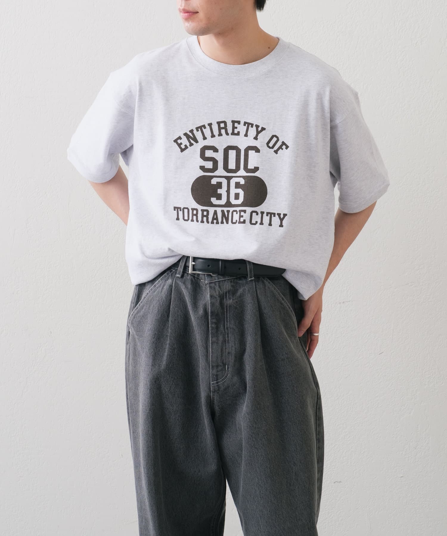 OUTLET(アウトレット) 【Kastane】ピグメントダイプリントTシャツ