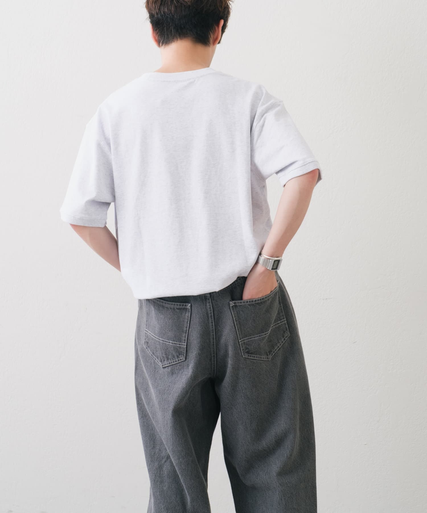 OUTLET(アウトレット) 【Kastane】ピグメントダイプリントTシャツ