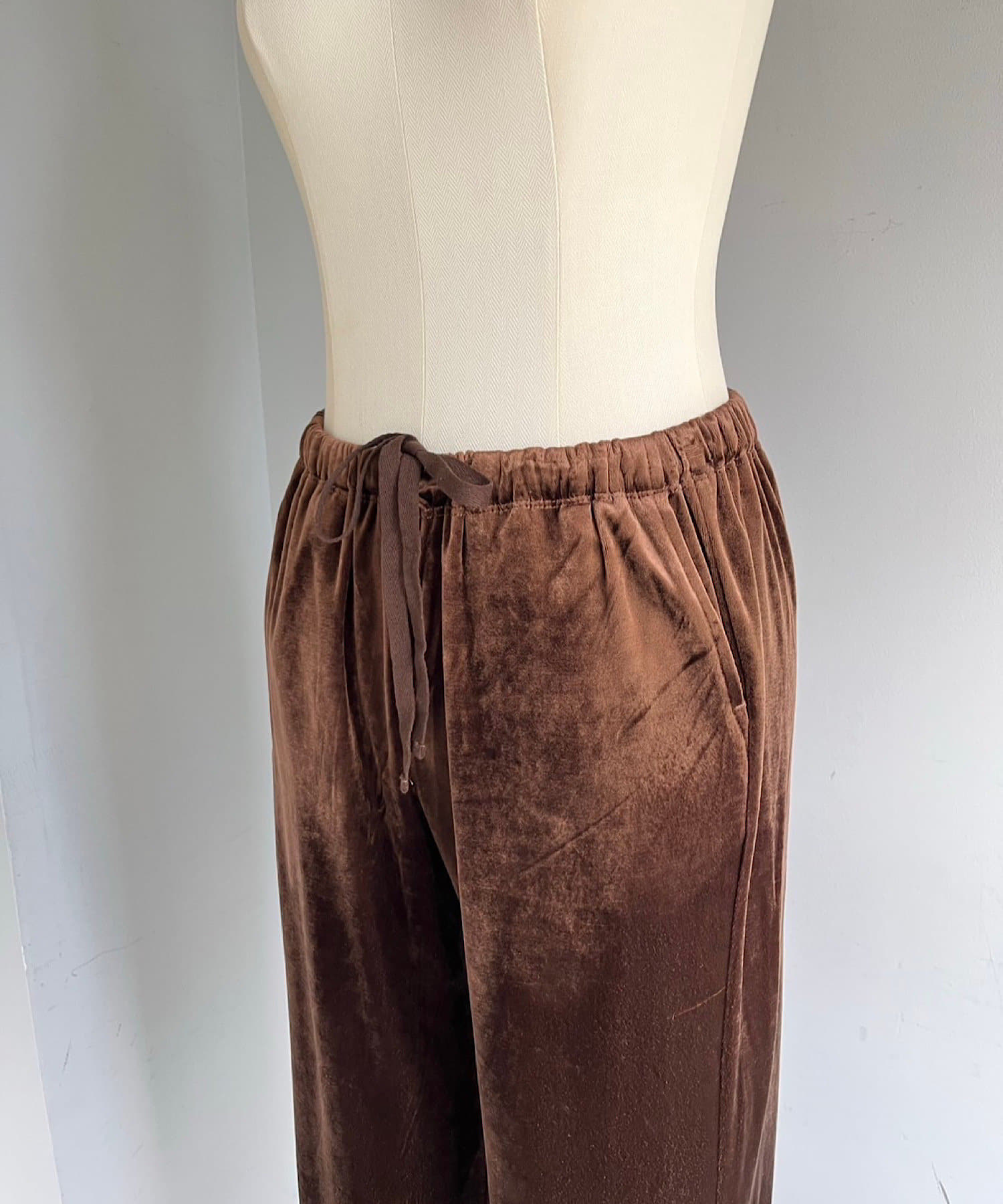 OUTLET(アウトレット) 【Pasterip】Cozy set up velour pants