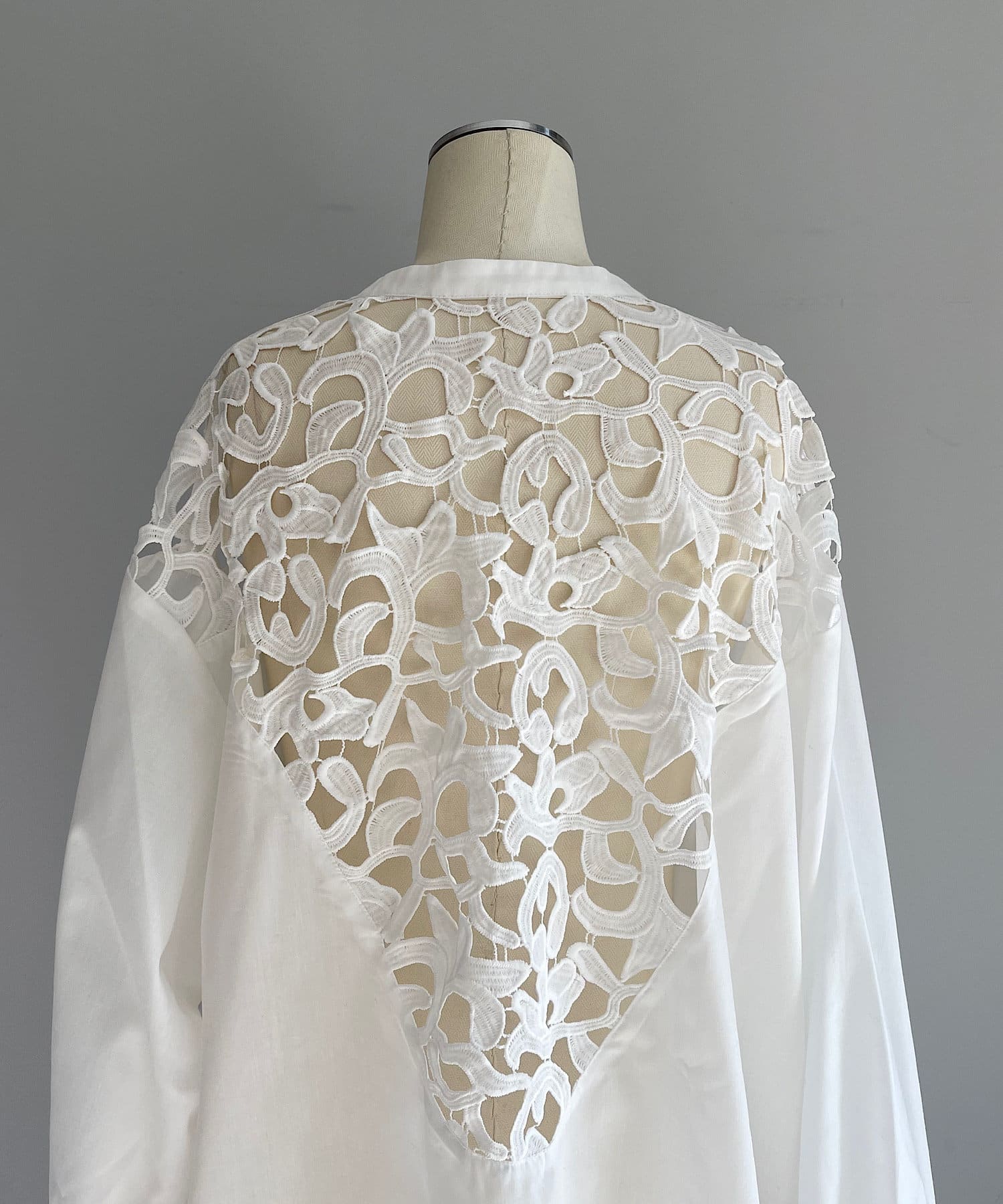OUTLET(アウトレット) 【Pasterip】Battenberg lace western shirt