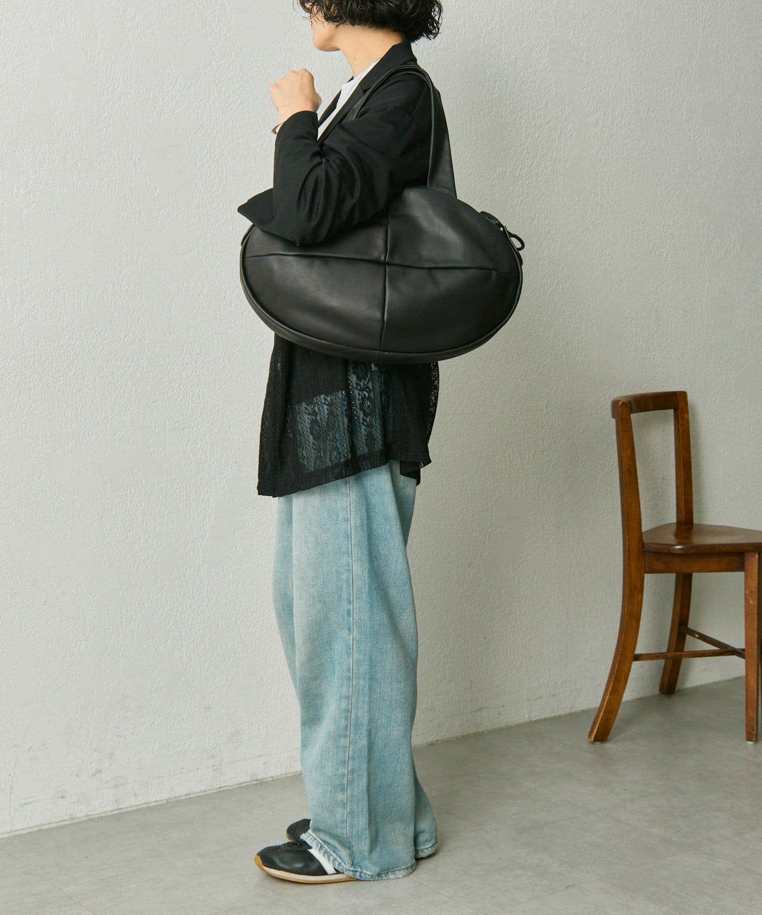 ear PAPILLONNER(イア パピヨネ) 【kawa-kawa(カワカワ】NO226 25bis楕円トートバッグ
