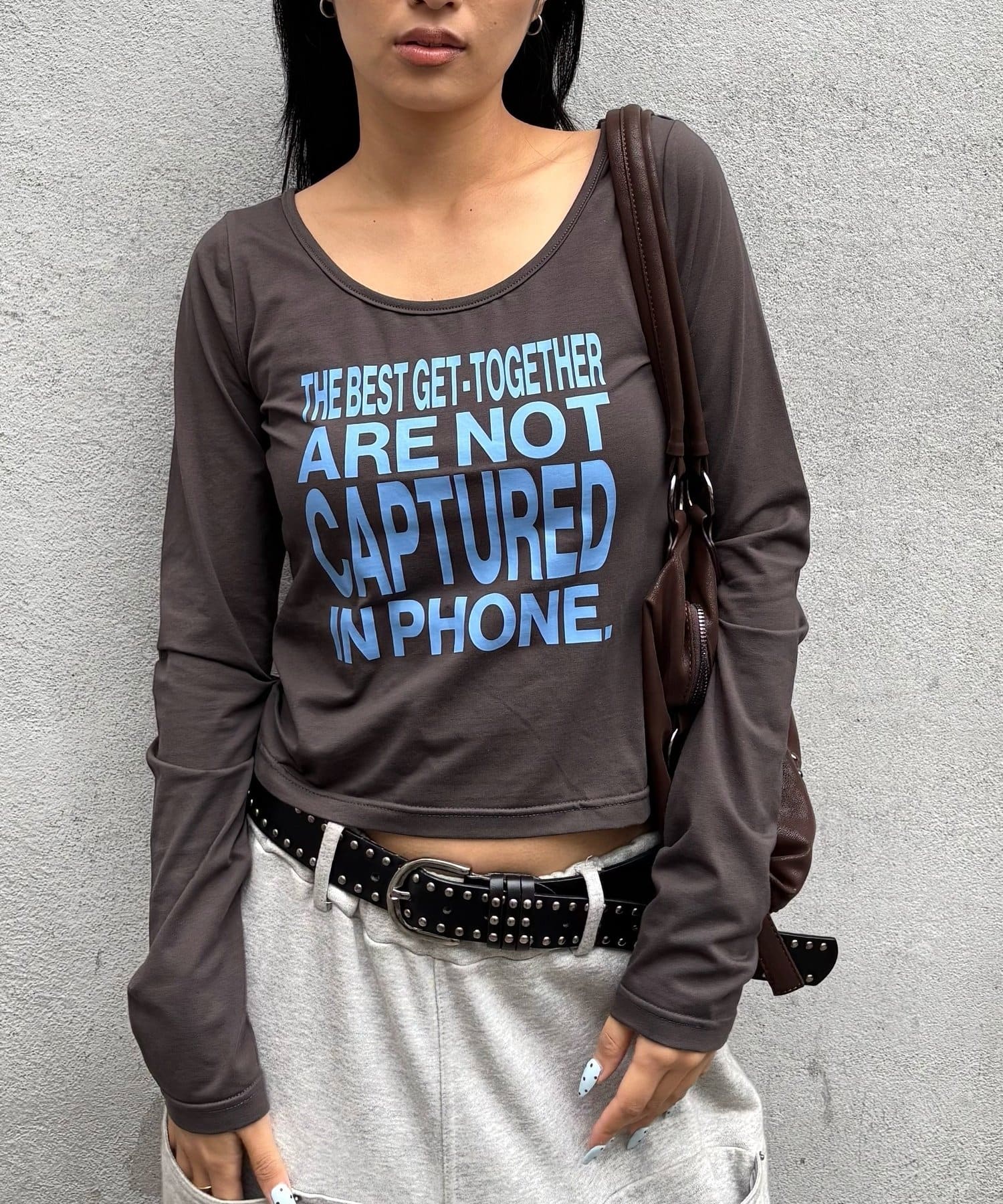 WHO’S WHO gallery(フーズフーギャラリー) 【WEB限定】メッセージトップス