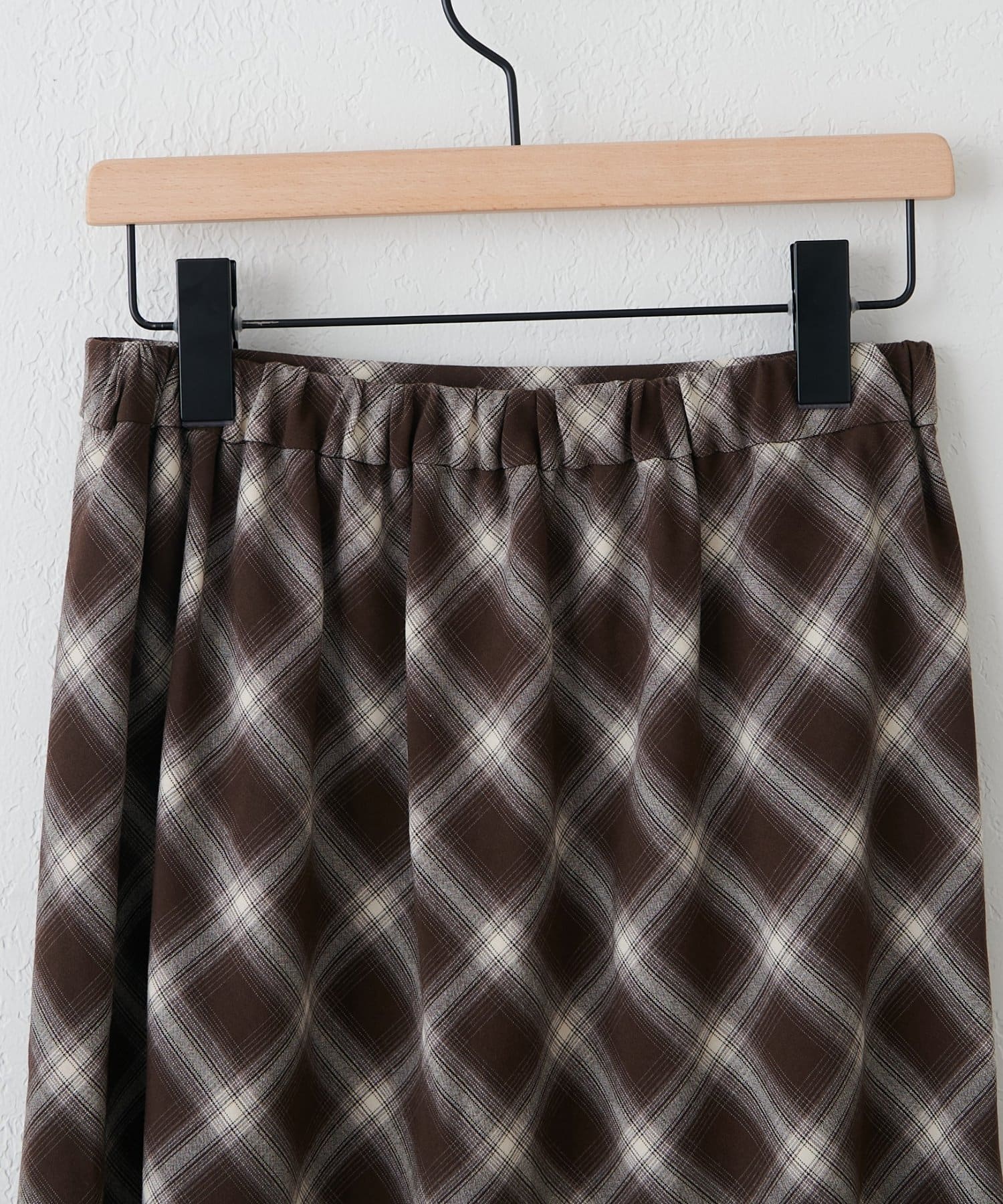 DISCOAT(ディスコート) 《韓国っぽトレンド♡》【umm.】チェックロングスカート