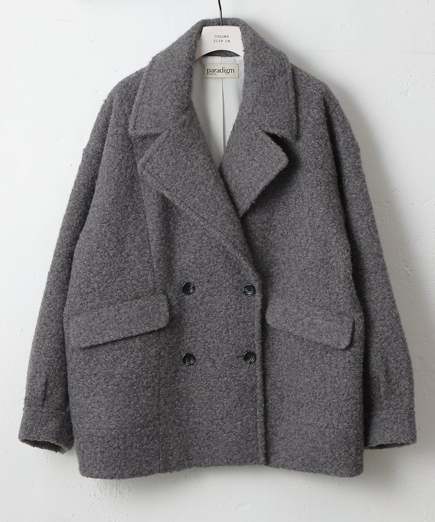COLONY 2139(コロニー トゥーワンスリーナイン) 【paradigm】ウールライクボアオーバーPコート