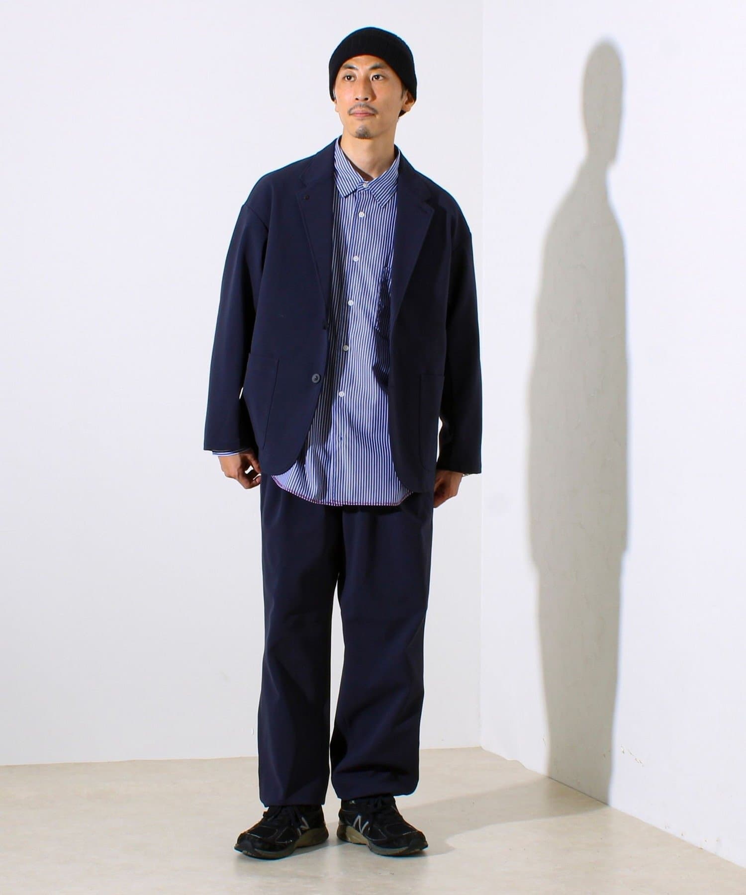 プログレス様 ルイス トリコットセットアップ 6分袖1Bジャケットアンクルパンツ Lui's（ルイス）の「トリコット6分袖1Bオーバージャケット