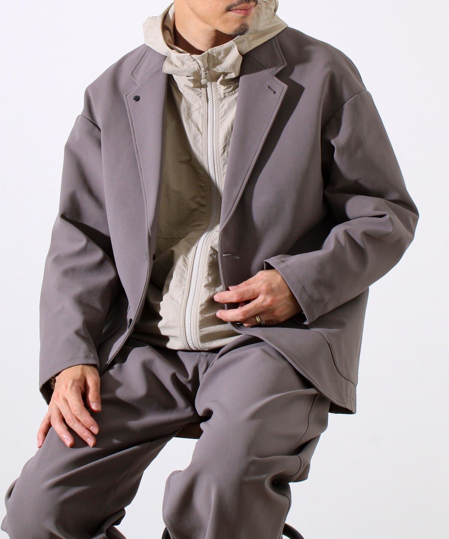 FREDY & GLOSTER(フレディ アンド グロスター) 【セットアップ対応】トリコットオールマイティジャケット