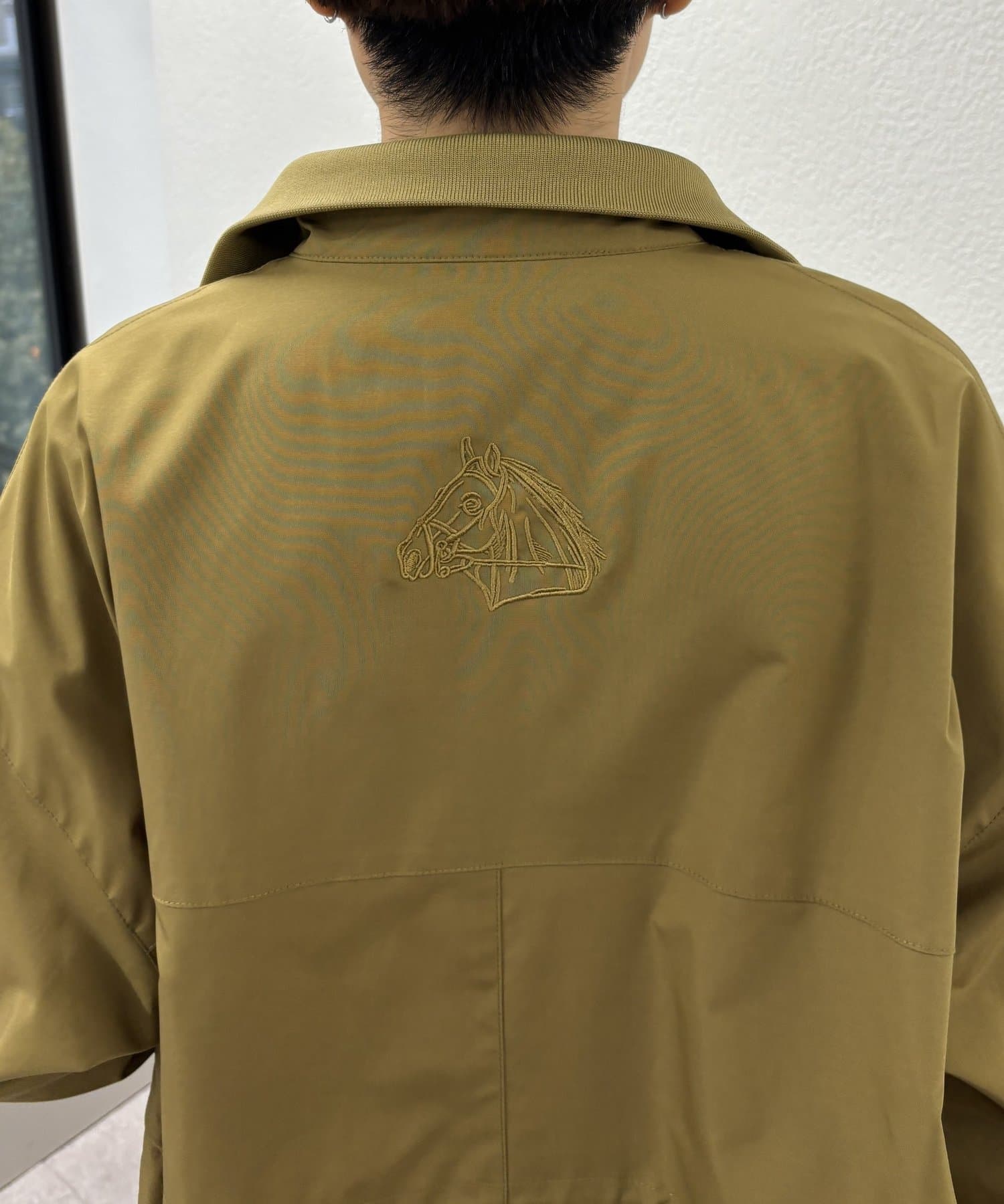 ear PAPILLONNER(イア パピヨネ) 追加！ベスト付き馬刺しゅうコート【SUM1 STYLE(スミスタイル)】