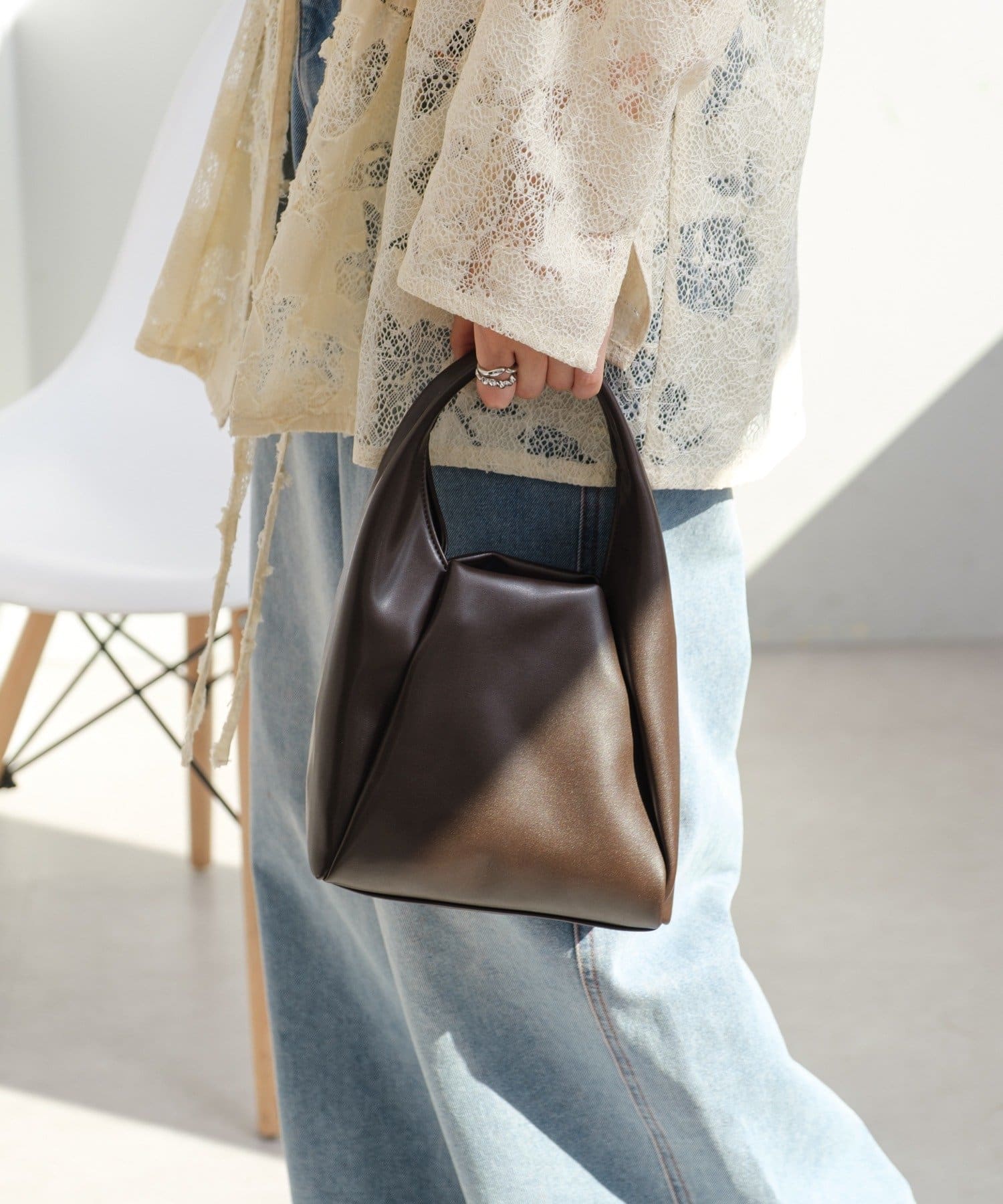 Kastane(カスタネ) 【WEB限定/2WAY】スクエアチェーンBAG