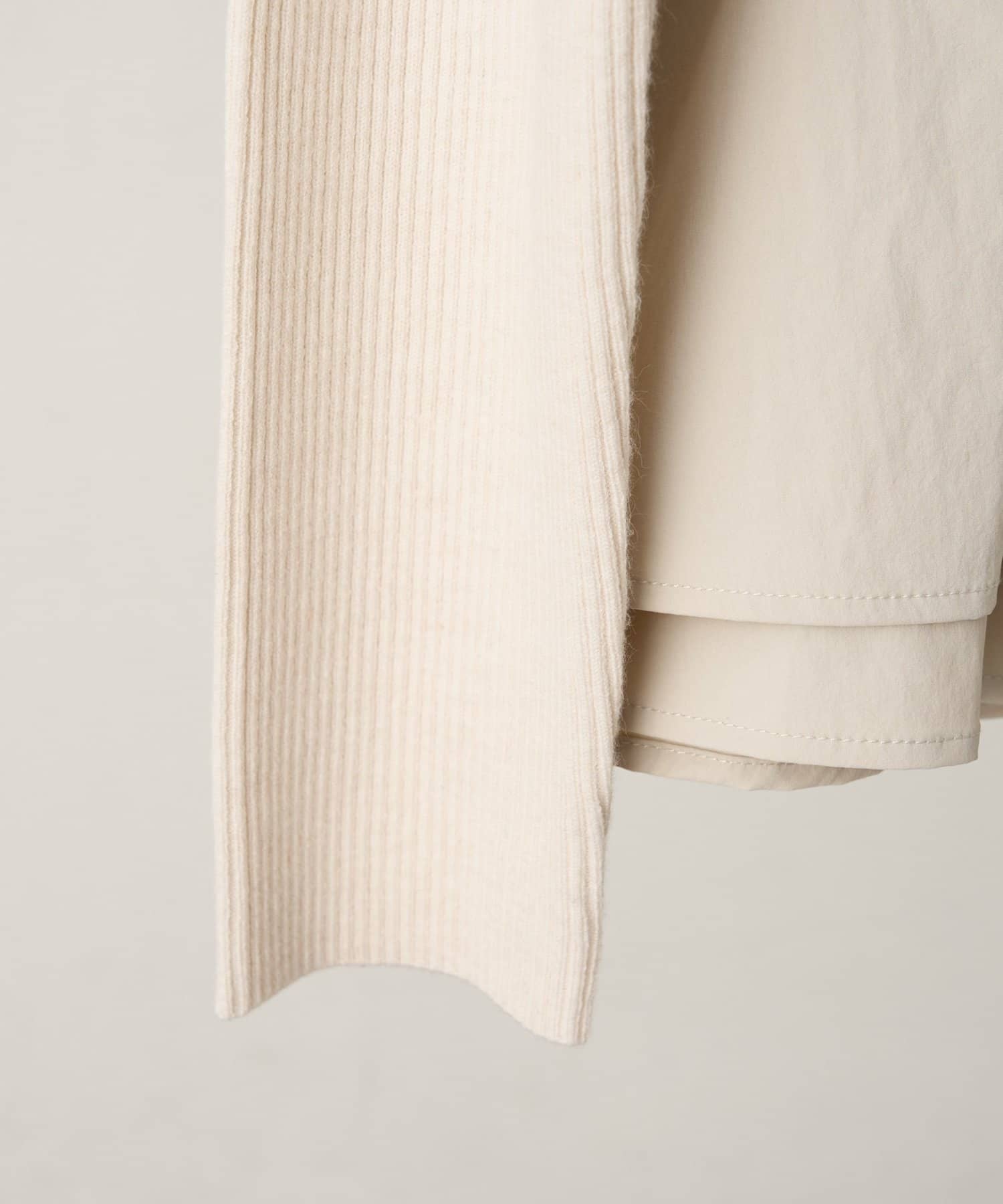 DISCOAT(ディスコート) 【新色追加!/腰回りカバー】別地切替ペプラムヘンリープルオーバー