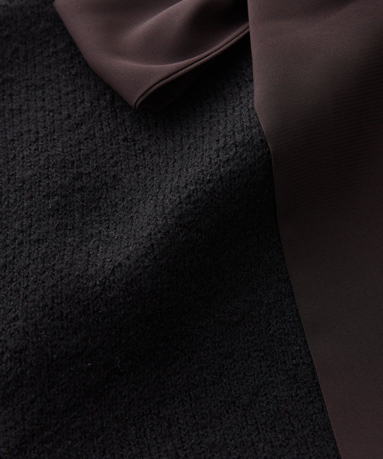 un dix cors(アンディコール) 《大人可愛い主役級アイテム◎》2WAYボートネックリボンニットワンピ