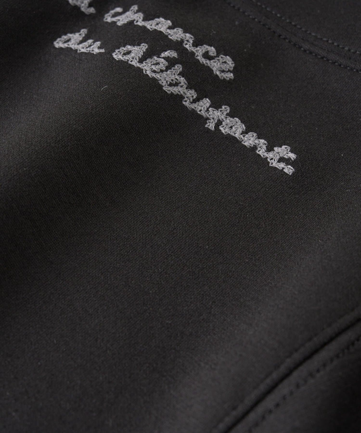 un dix cors(アンディコール) 《着回し力抜群》2WAY刺繍ZIPプルオーバー