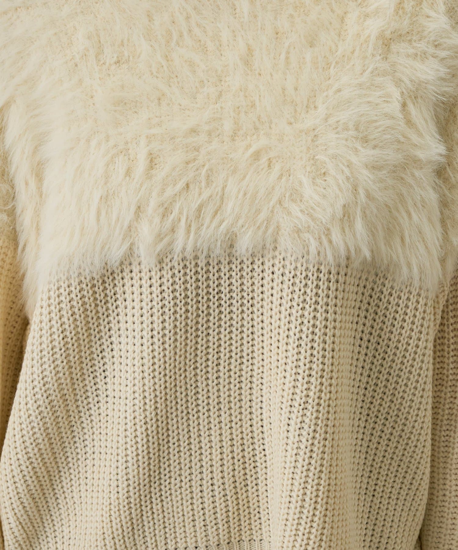 COLONY 2139(コロニー トゥーワンスリーナイン) 切替シャギーニット