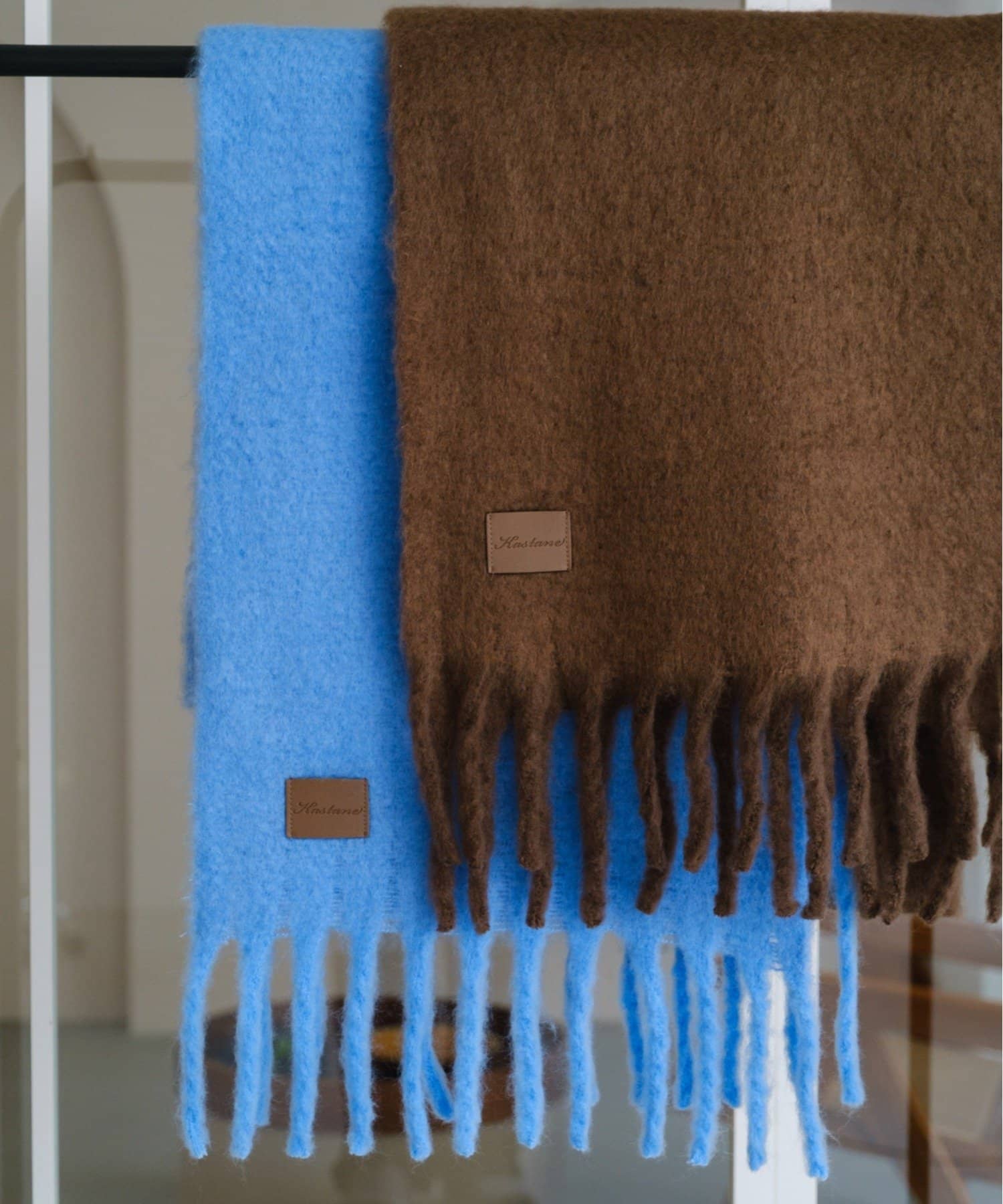 Kastane(カスタネ) 【WEB・一部店舗先行/5色展開】フリンジマフラー