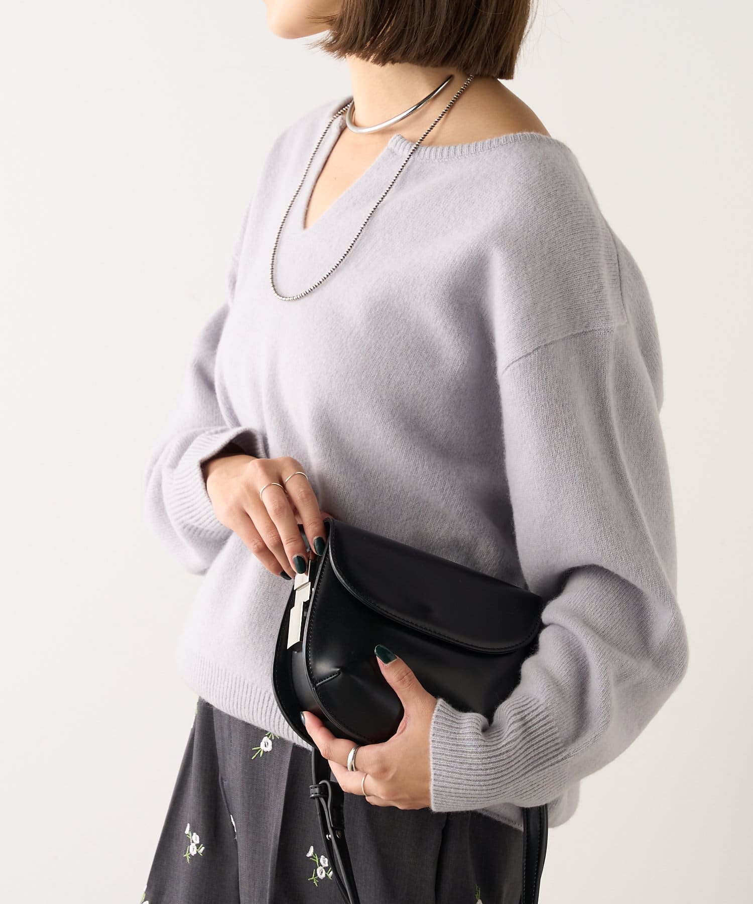 OUTLET(アウトレット) 【SHENERY】ウォッシャブルウールスキッパープルオーバー