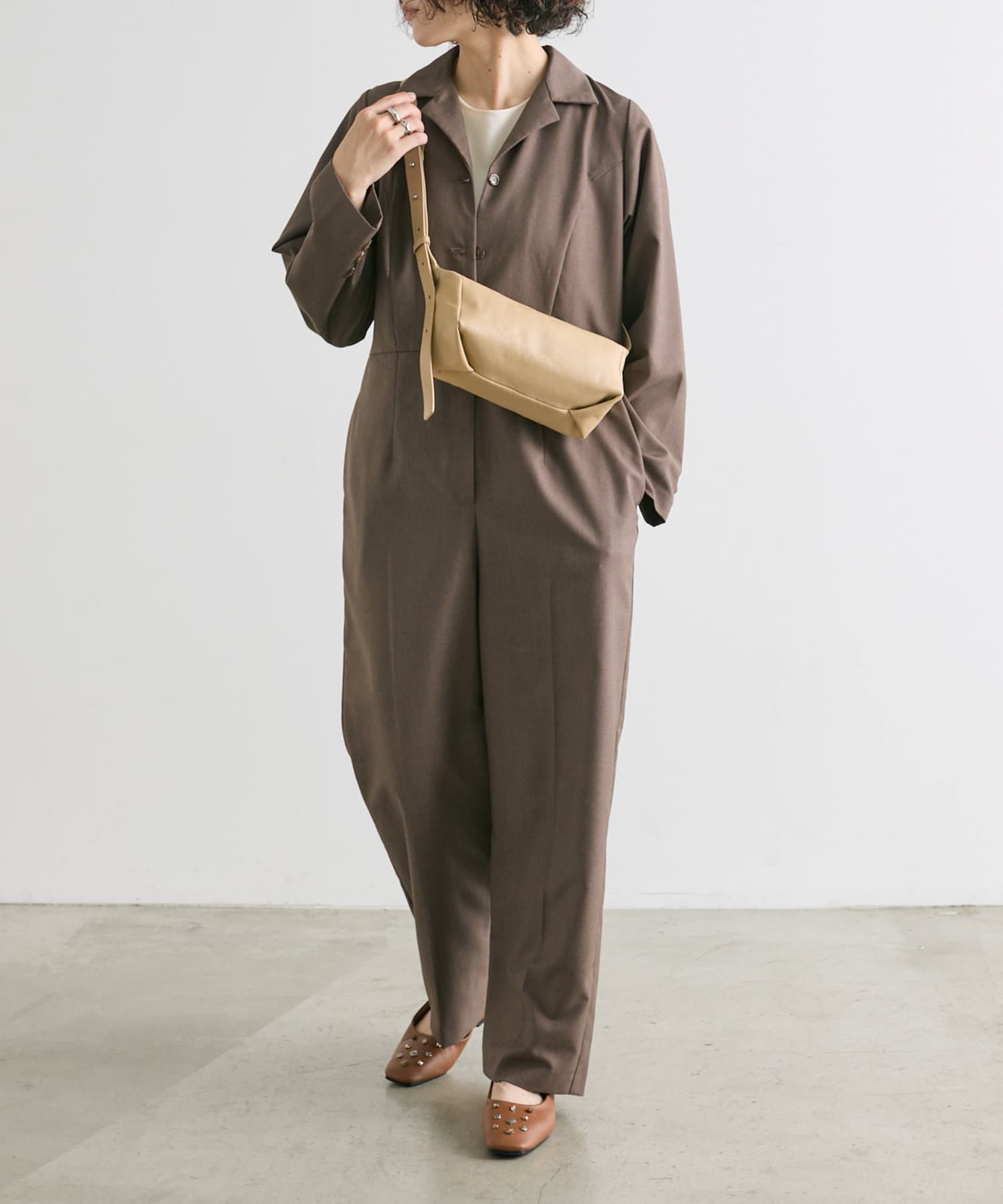 ear papillonner サロペット【SUM1 STYLE】 ear PAPILLONNER サロペット オーバーオール ワンショルダー