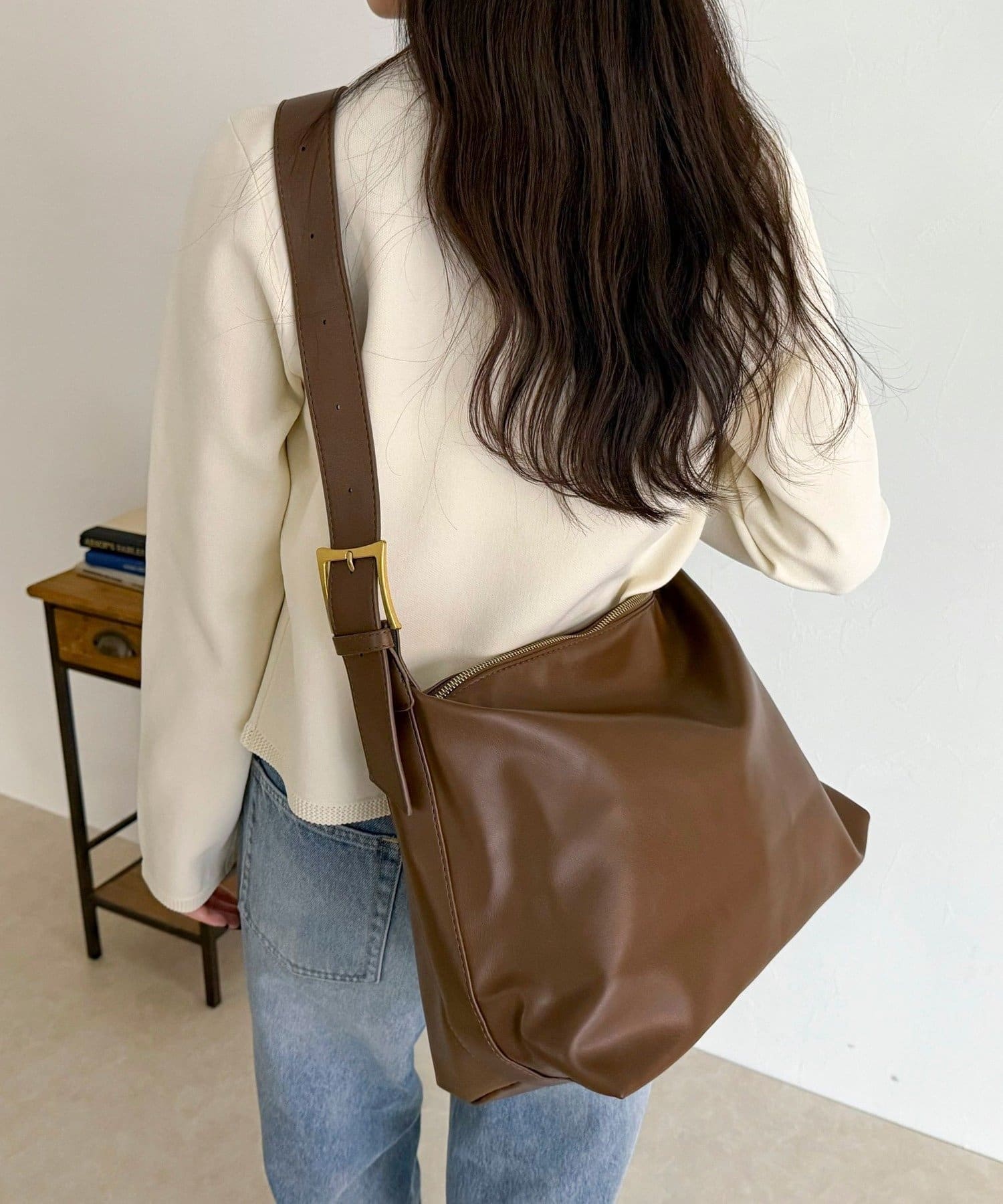 FREDY & GLOSTER(フレディ アンド グロスター) フェイクレザービッグショルダー