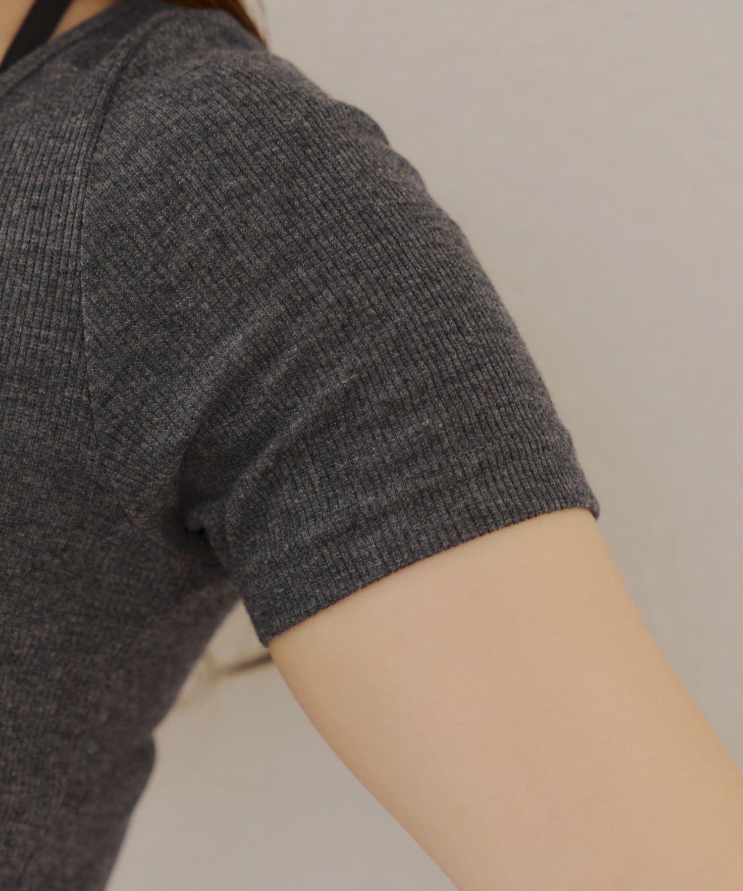 NICE CLAUP / OLIVE des OLIVE OUTLET(ナイスクラップ  / オリーブ デ オリーブ アウトレット) 【RMAF】ホルターネックレースアップT