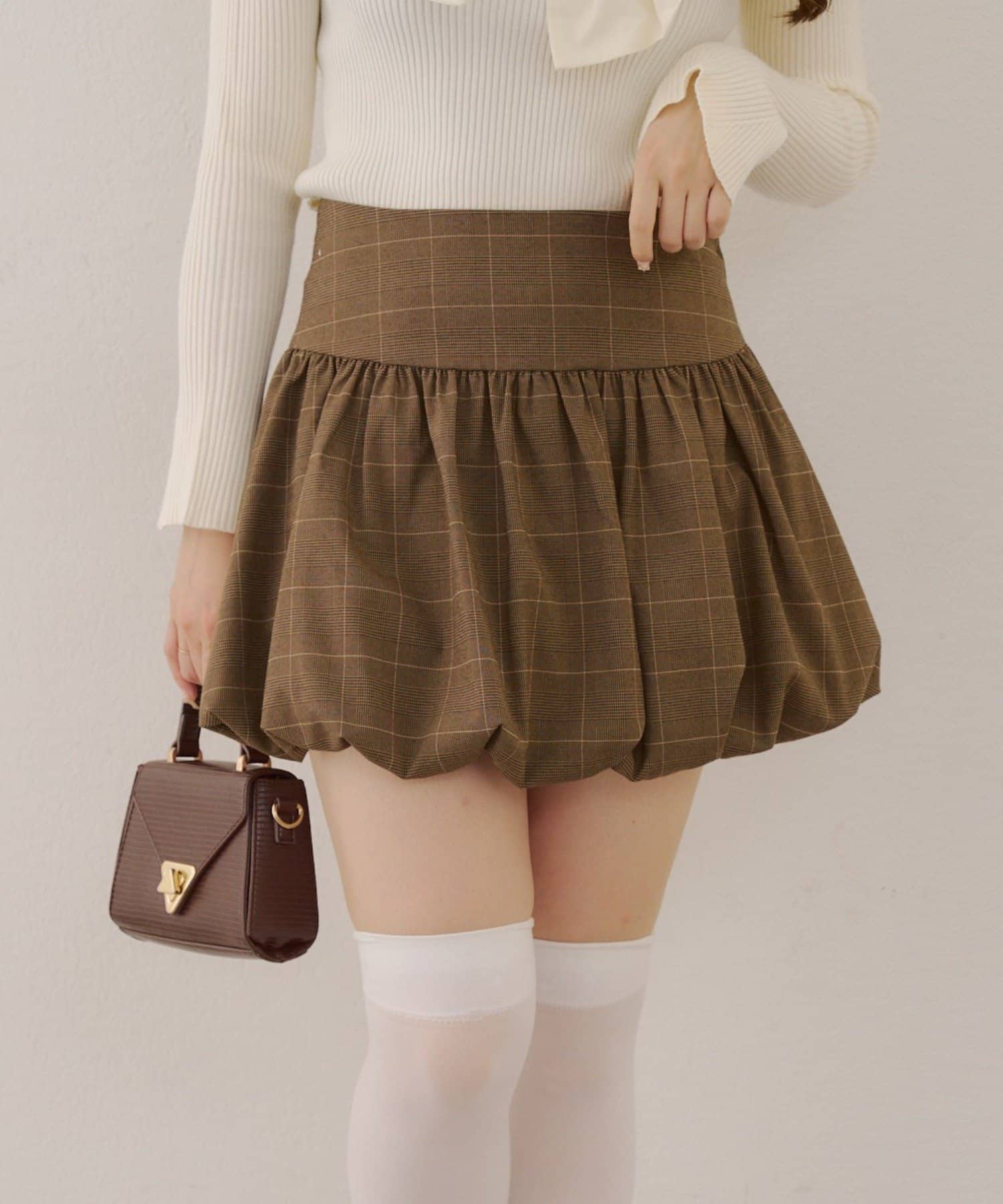 NICE CLAUP / OLIVE des OLIVE OUTLET(ナイスクラップ  / オリーブ デ オリーブ アウトレット) 【RMAF】バルーンミニスカート