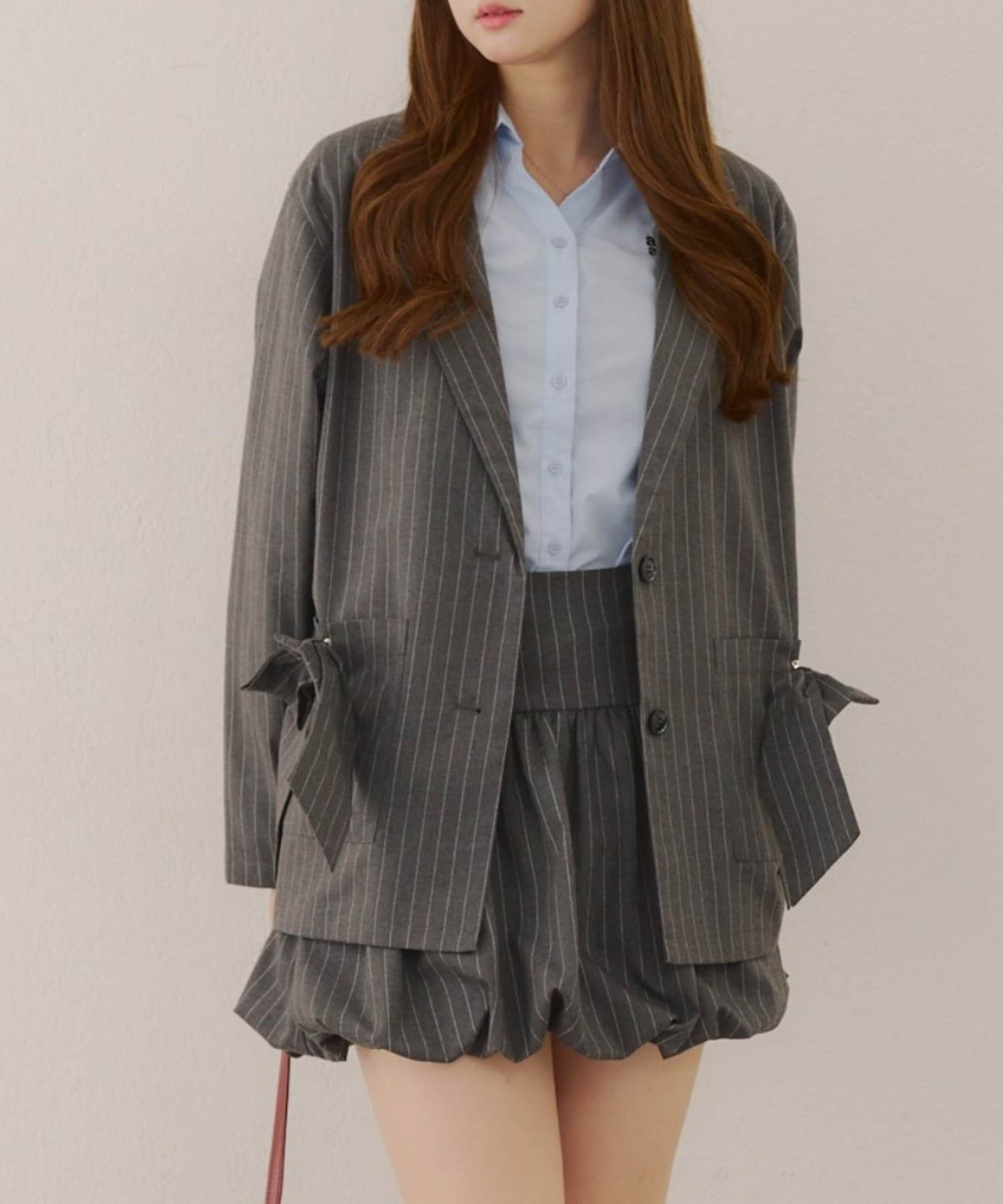 NICE CLAUP / OLIVE des OLIVE OUTLET(ナイスクラップ  / オリーブ デ オリーブ アウトレット) 【RMAF】マルチリボンテーラージャケット