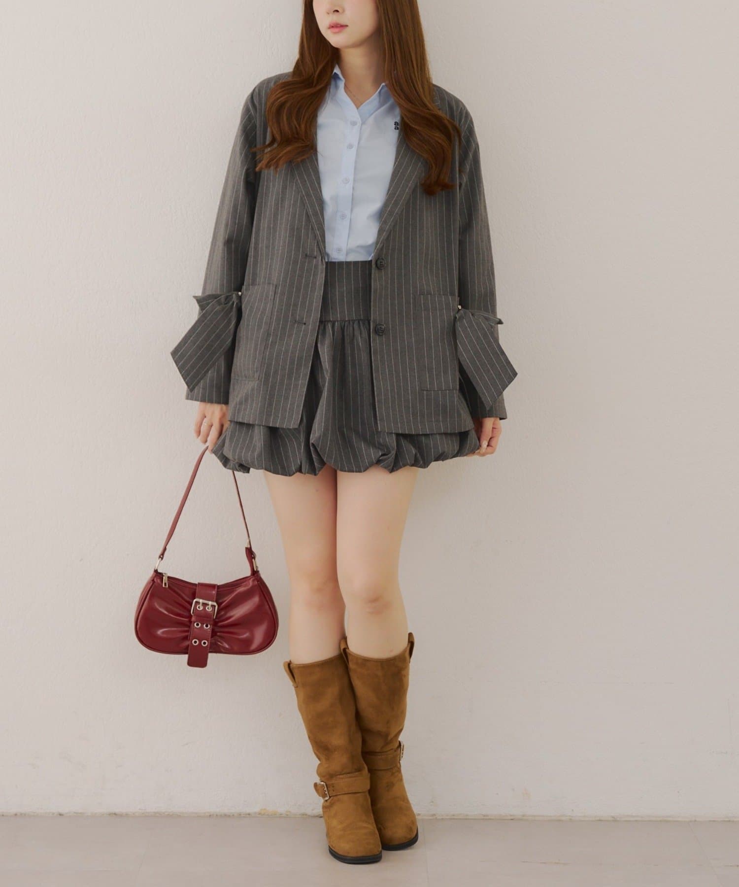 NICE CLAUP / OLIVE des OLIVE OUTLET(ナイスクラップ  / オリーブ デ オリーブ アウトレット) 【RMAF】マルチリボンテーラージャケット