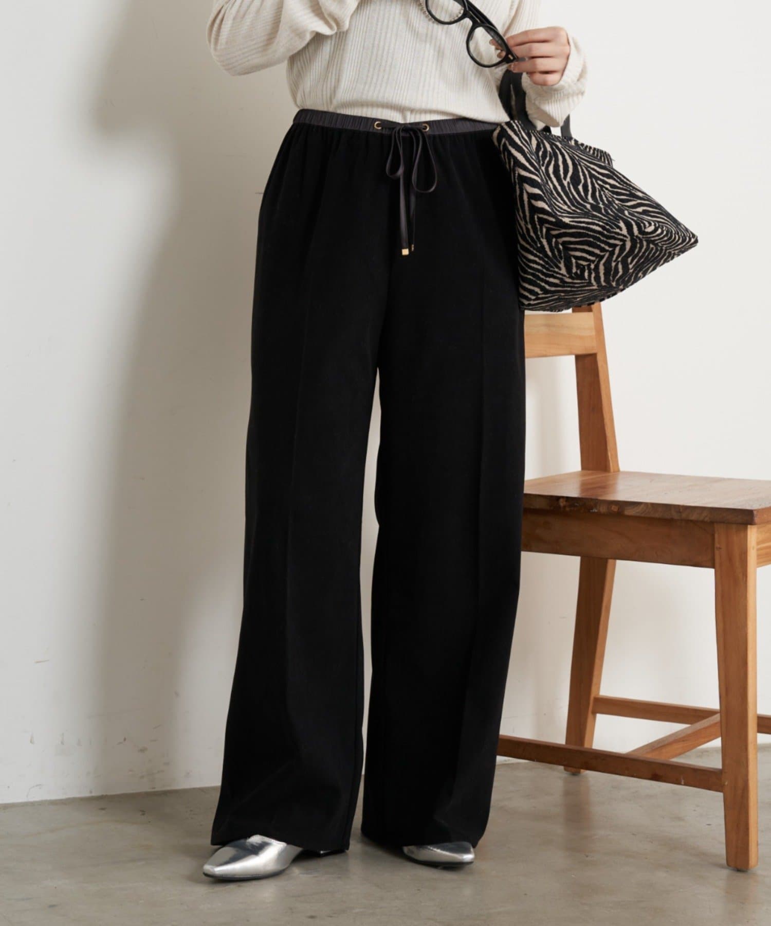 Jena　espace merveilleux(ジェナ　エスパスメルヴェイユ) ストレッチキモウパンツ