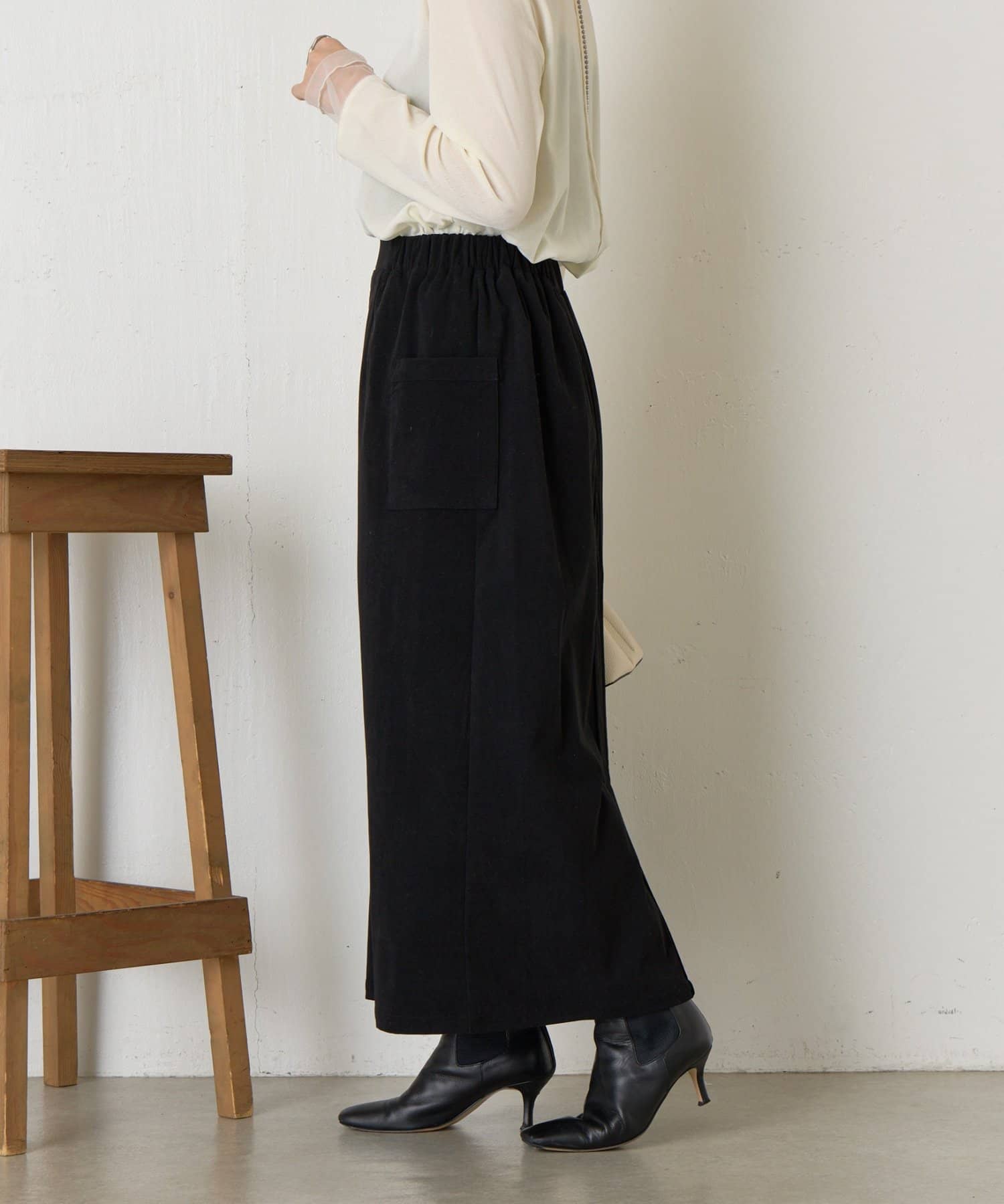 Jena　espace merveilleux(ジェナ　エスパスメルヴェイユ) 【再追加決定！WEB限定】ストレッチキモウナロースカート