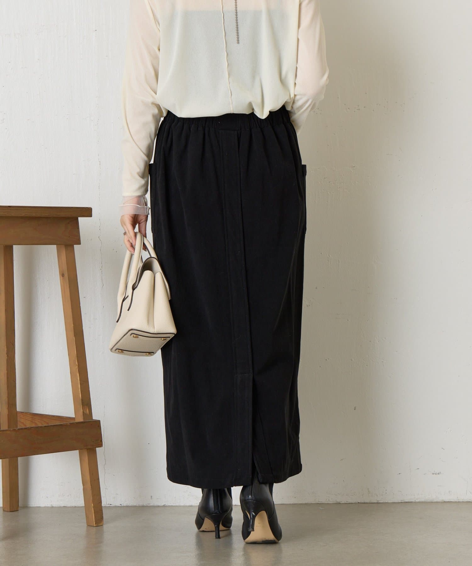 Jena　espace merveilleux(ジェナ　エスパスメルヴェイユ) 【再追加決定！WEB限定】ストレッチキモウナロースカート