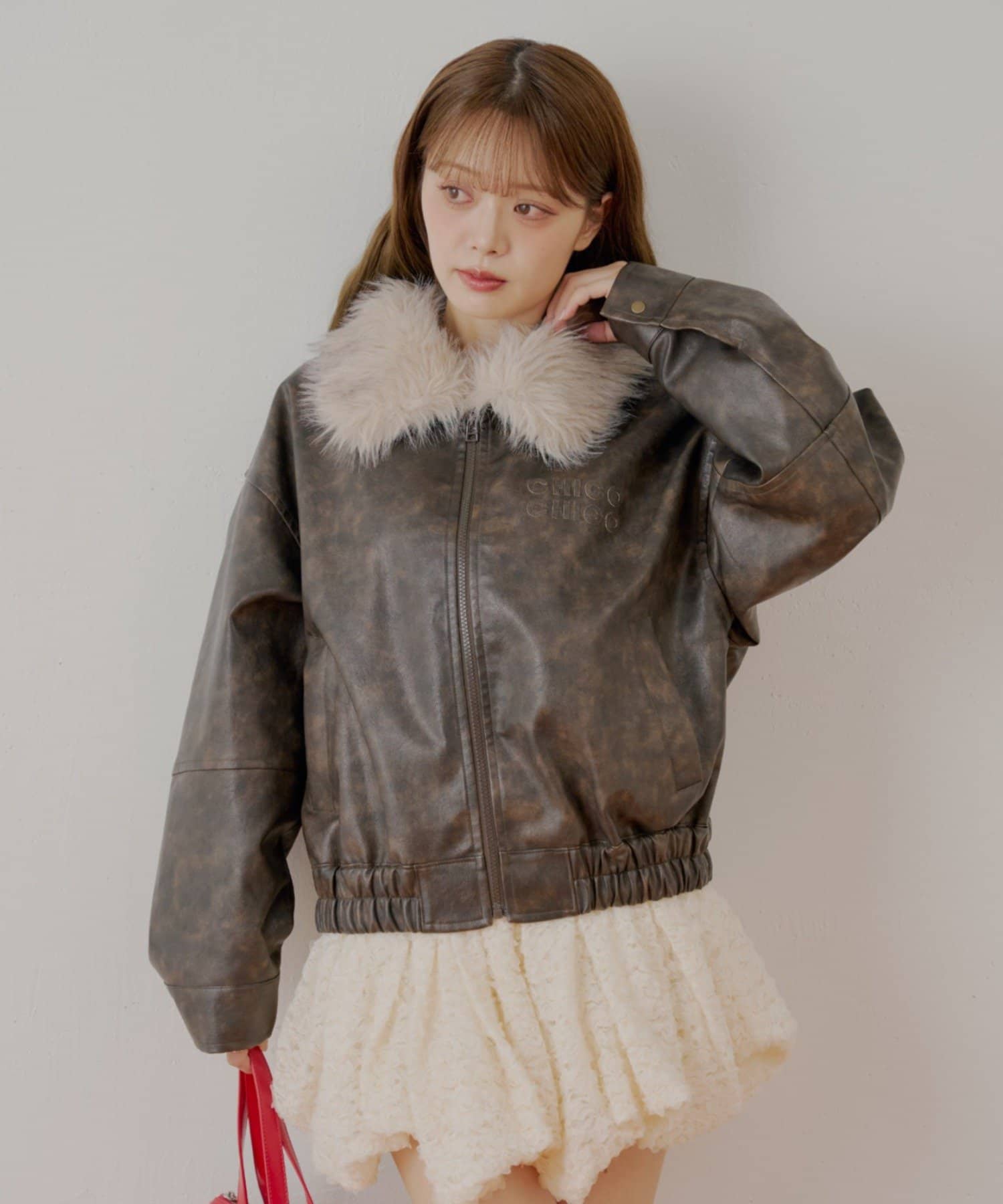 CHICOブラウン ファーコート Chico（チコ）｜その他アウター（ブラウン系）一覧 - WEAR
