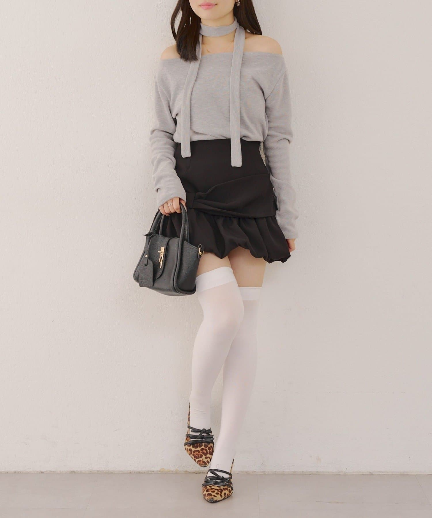 NICE CLAUP / OLIVE des OLIVE OUTLET(ナイスクラップ  / オリーブ デ オリーブ アウトレット) 【RMAF】ワンショルにもなっちゃうプルオーバー