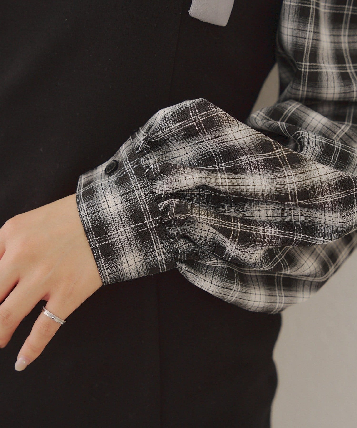 NICE CLAUP / OLIVE des OLIVE OUTLET(ナイスクラップ  / オリーブ デ オリーブ アウトレット) 【RMAF】ドッキングワンショルミニワンピ