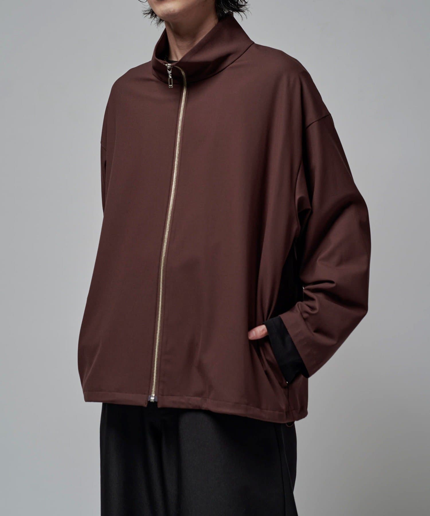Lui's(ルイス) FINE ロングスリーブZIPシャツ