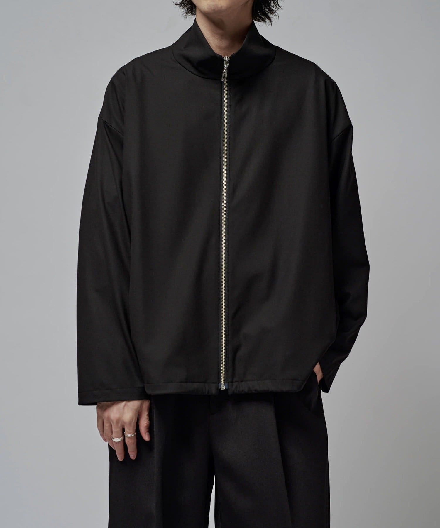 Lui's(ルイス) FINE ロングスリーブZIPシャツ