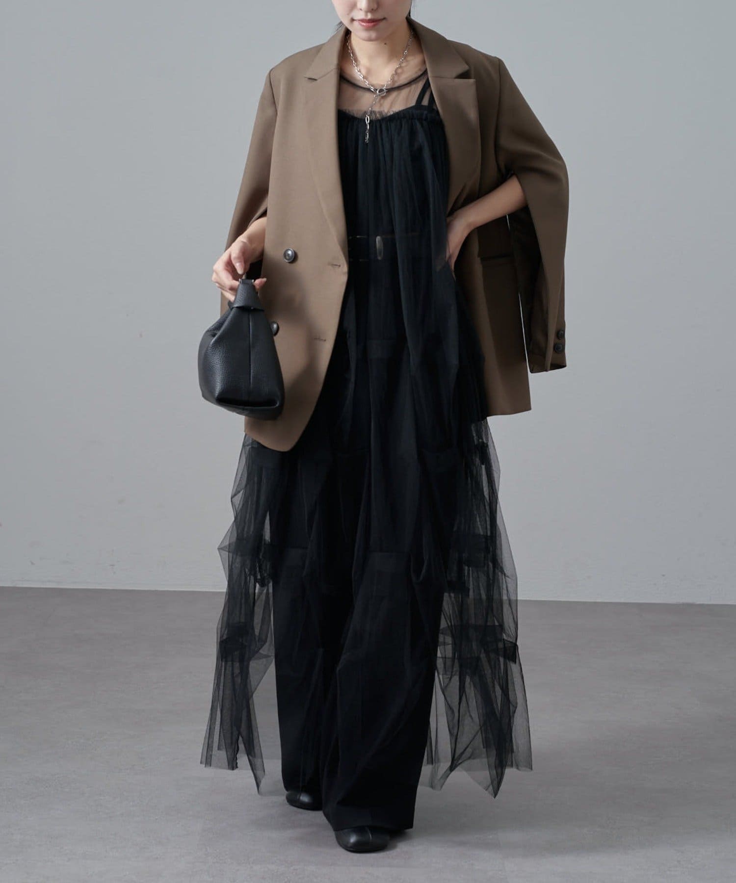 Lui's(ルイス) ソフトチュールバブルドレスワンピース