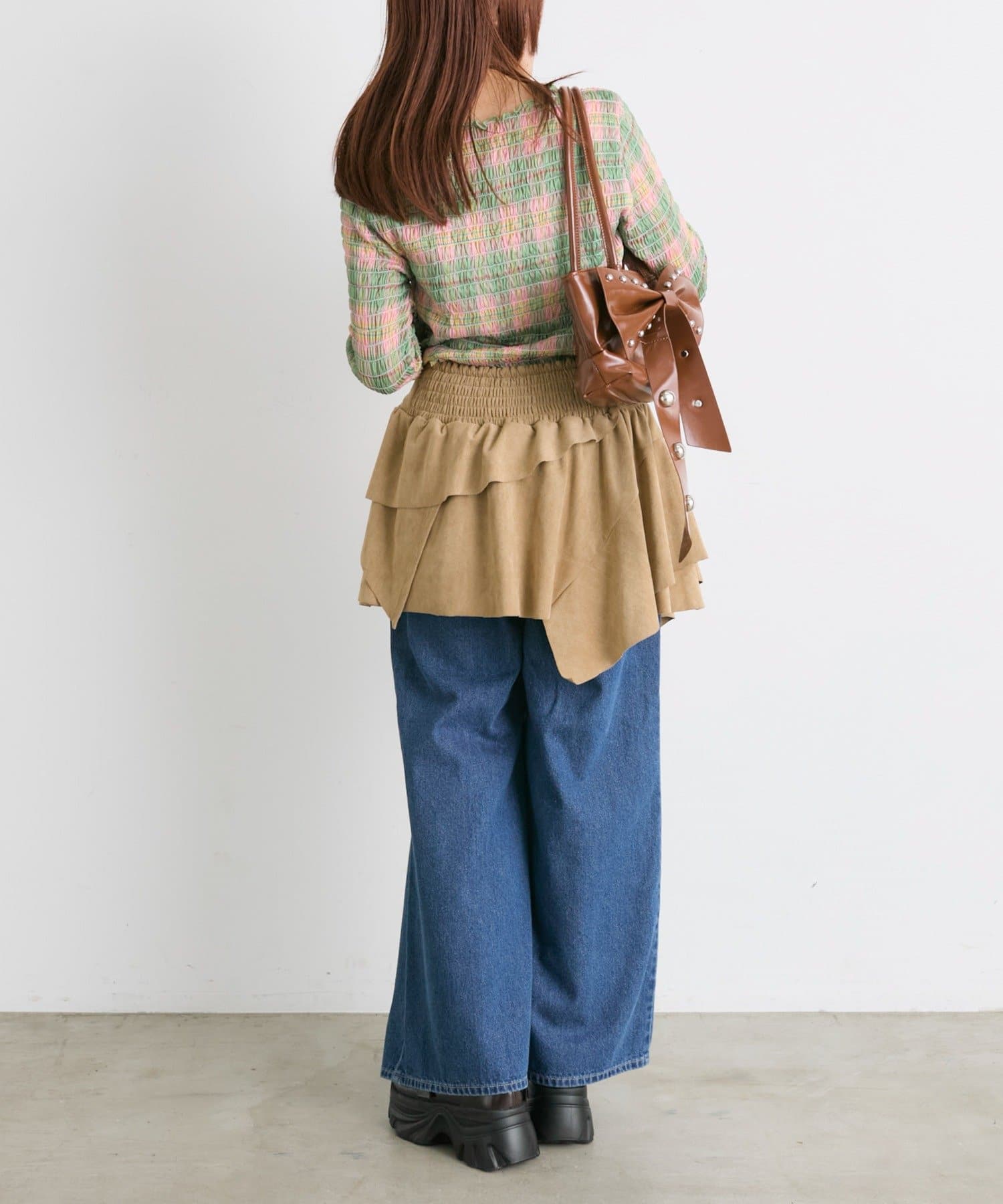 w closet(ダブルクローゼット) 【25AW】ダメージデニムパンツ