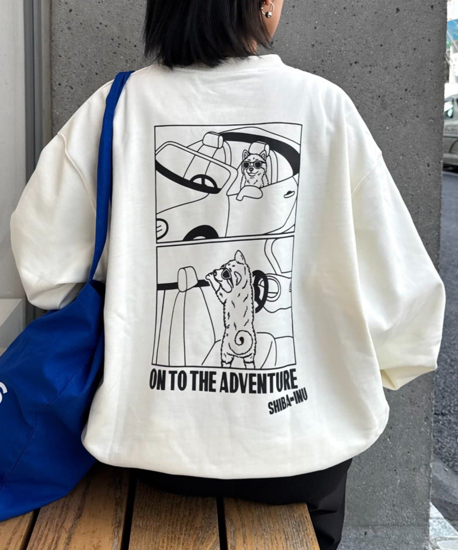 CIAOPANIC TYPY(チャオパニックティピー) 【ユニセックス】DOGS刺繍ロゴプリントスウェット
