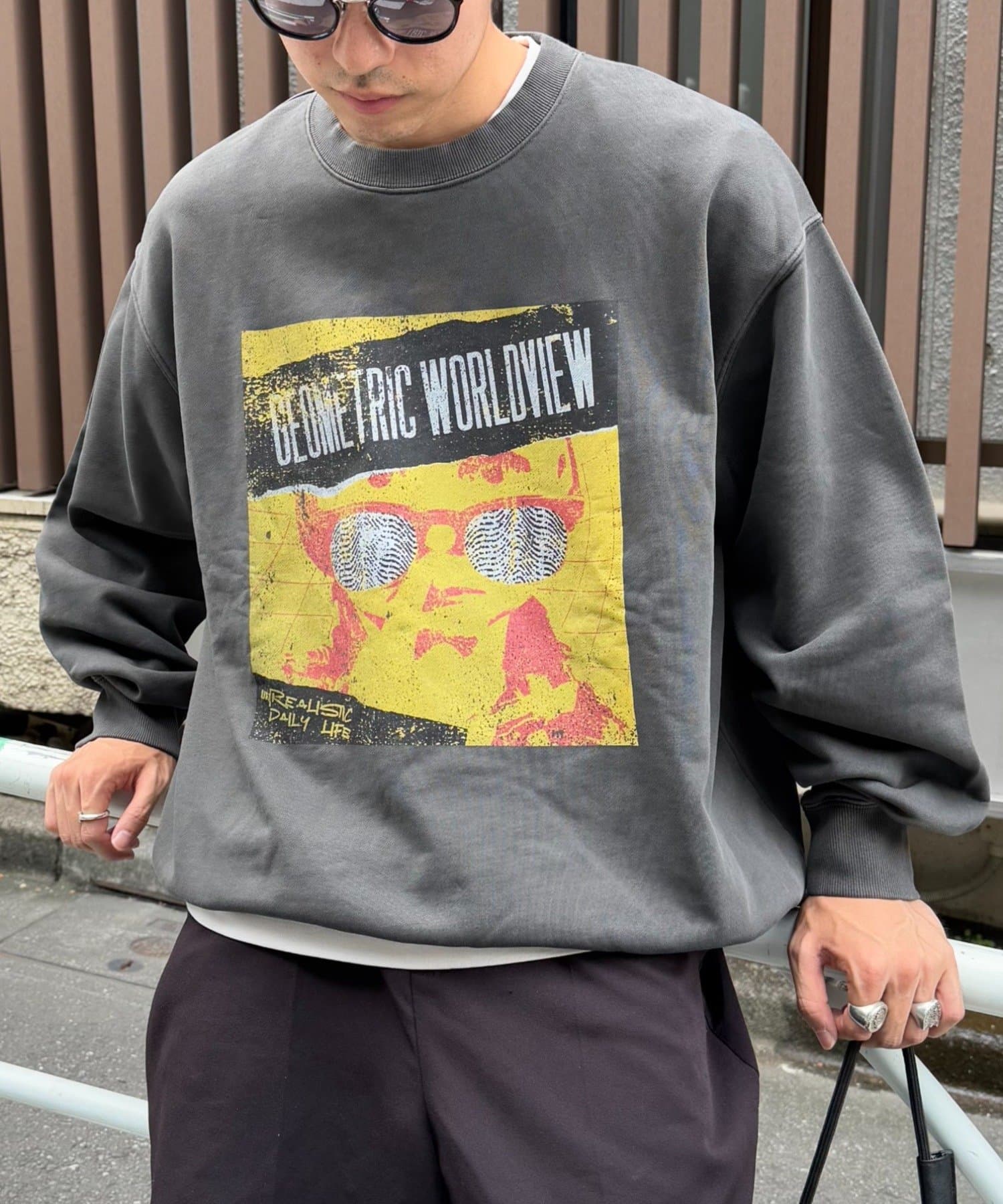 CIAOPANIC TYPY(チャオパニックティピー) 【ユニセックス】SUITCH RECORDビックシルエット加工スウェット