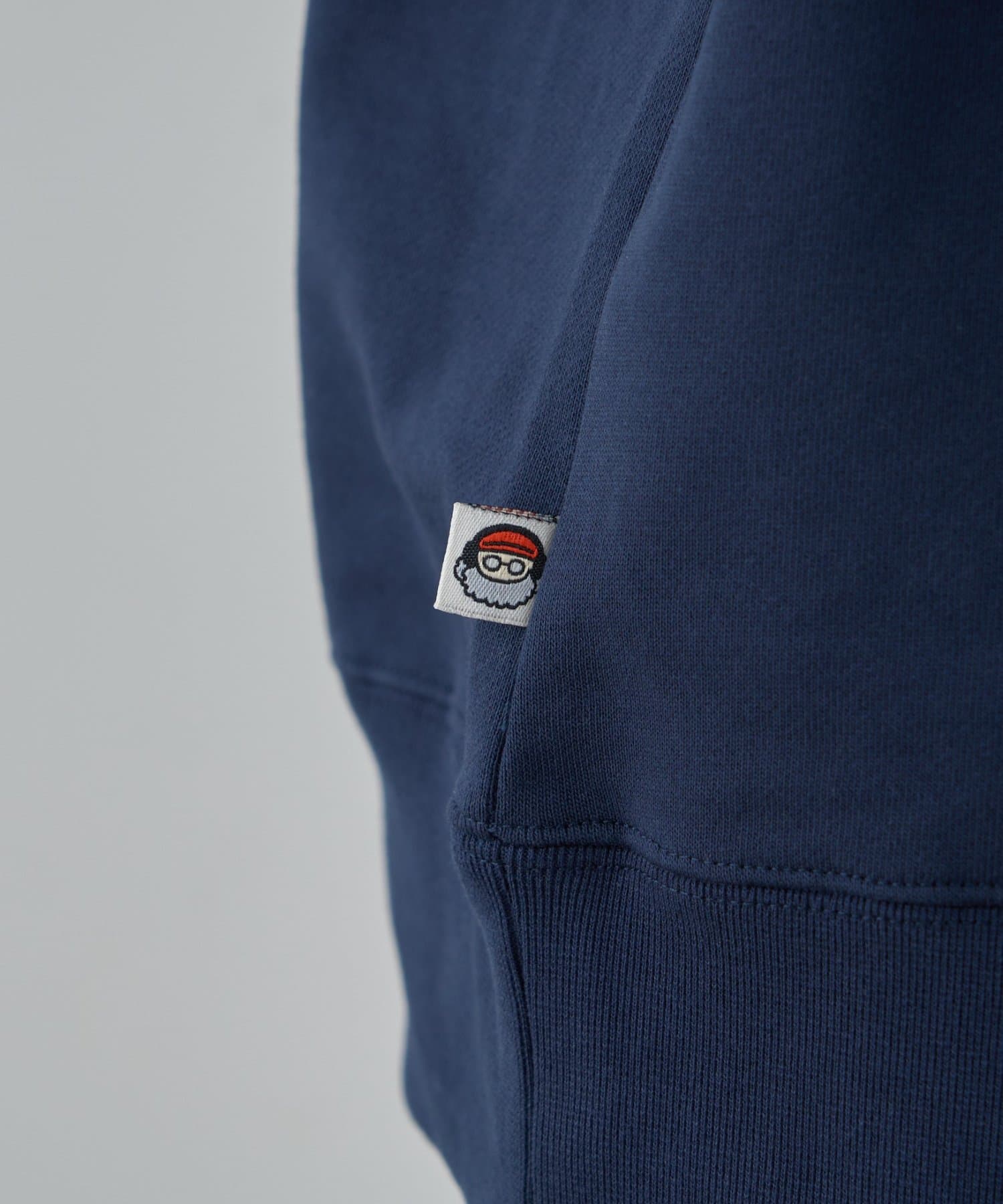 CIAOPANIC TYPY(チャオパニックティピー) 【ロングシーズン着用可】男女兼用/ojisanワンポイント刺繍裏毛スウェットクルー