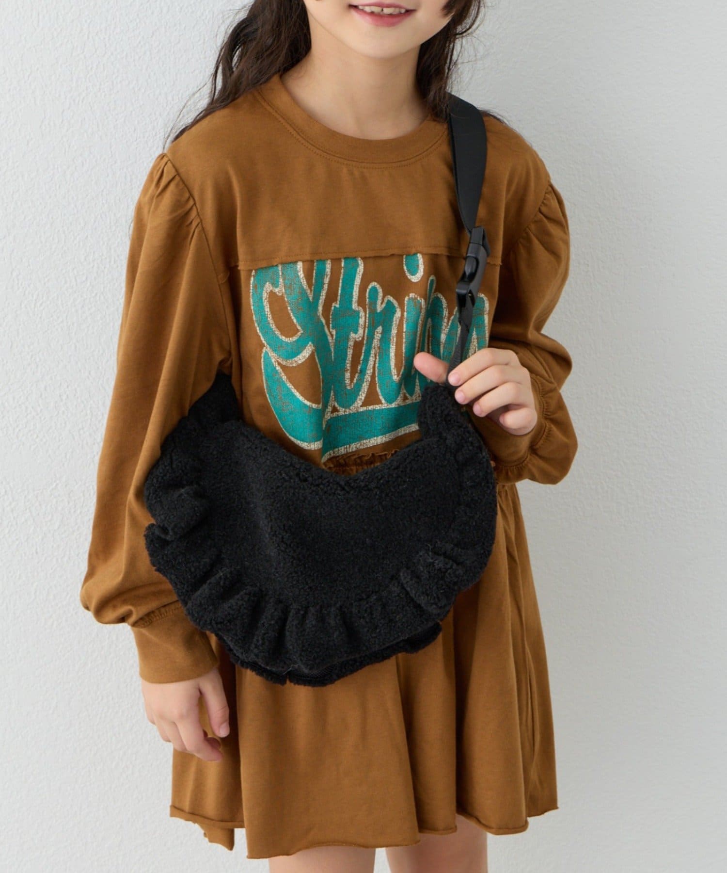 CIAOPANIC TYPY(チャオパニックティピー) 【KIDS】ボアフリルショルダーバッグ