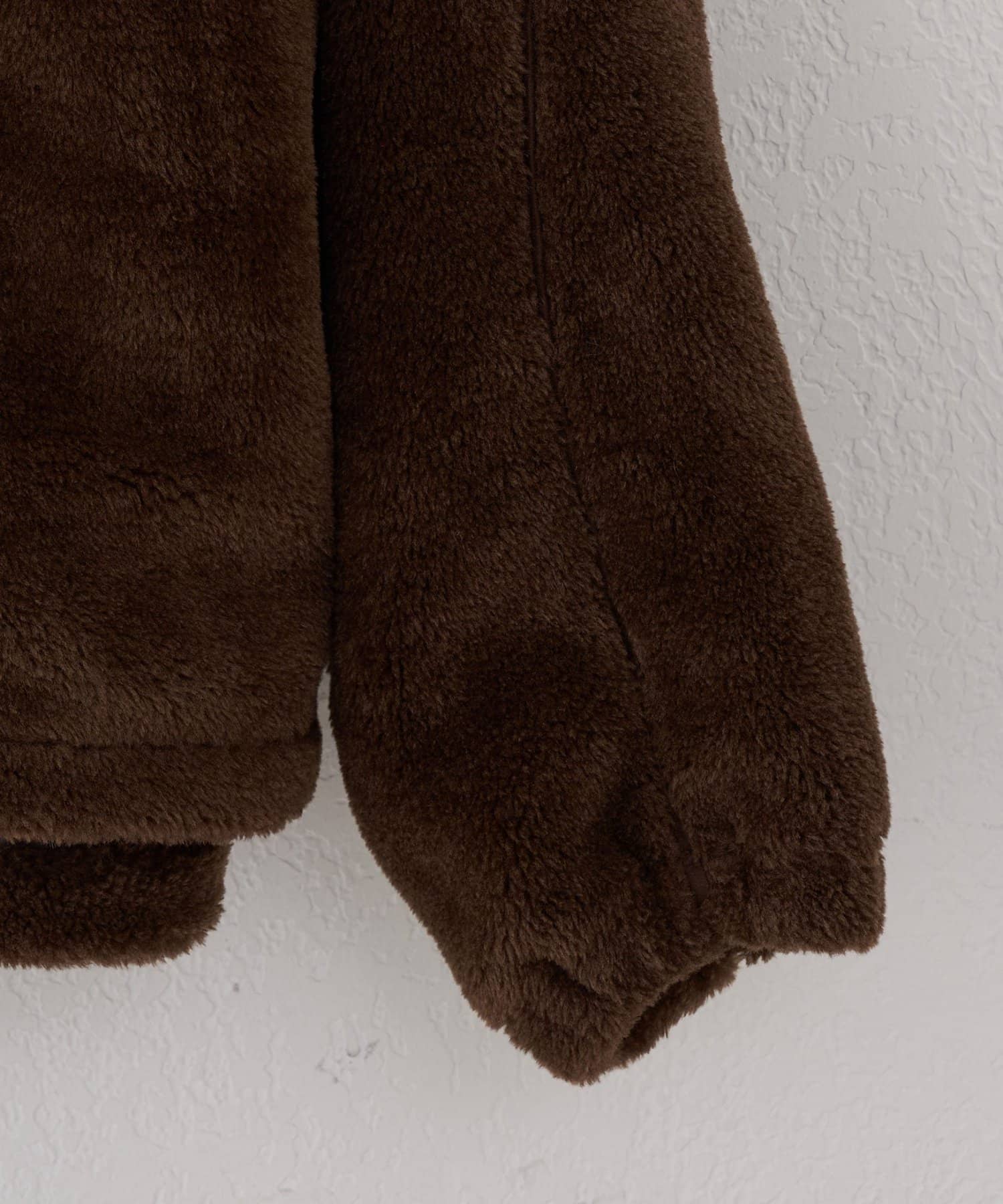 DISCOAT(ディスコート) 【ユニセックス】フェイクファースタンドブルゾン