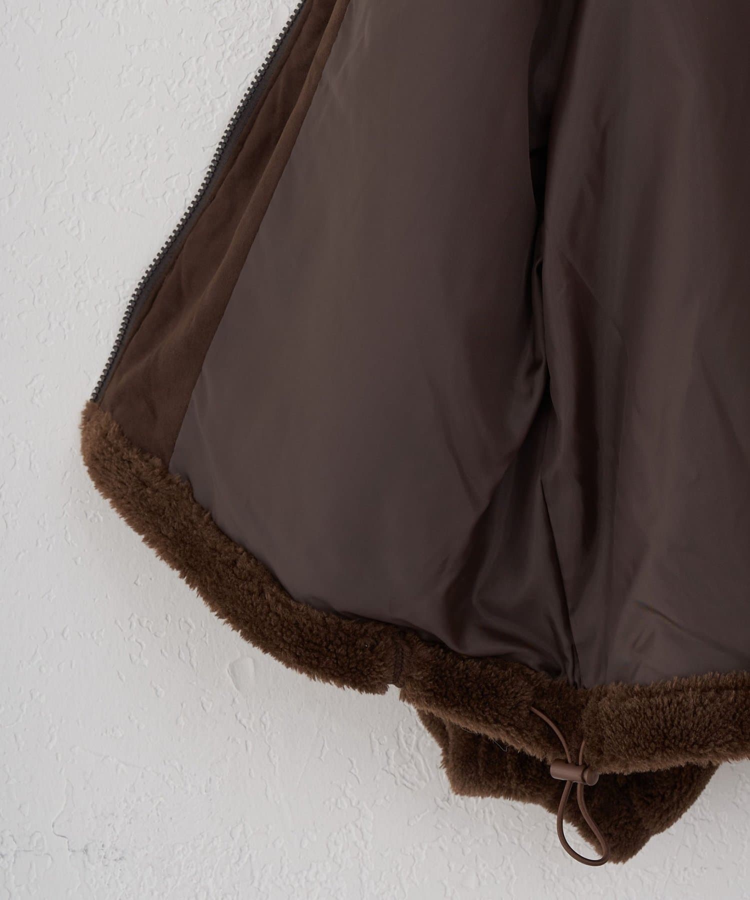 DISCOAT(ディスコート) 【ユニセックス】フェイクファースタンドブルゾン