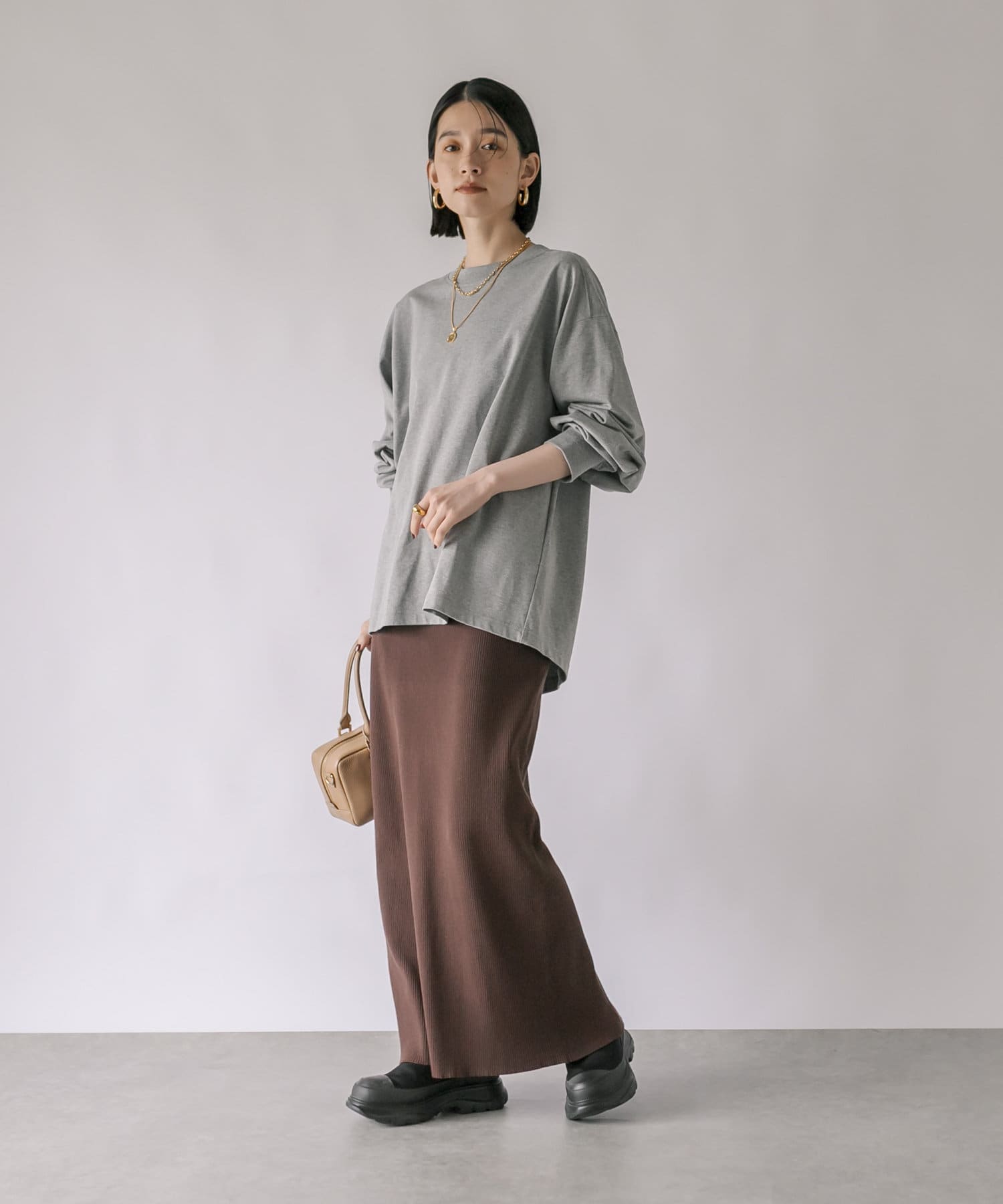 RIVE DROITE】スエットライクオーバーTシャツ | OUTLET