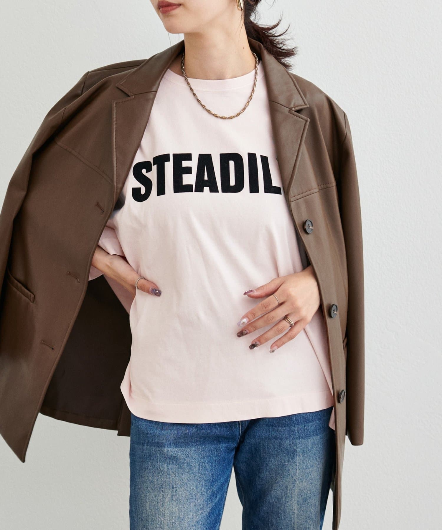 LARUTA(ラルータ) サイドスリットBIGTシャツ