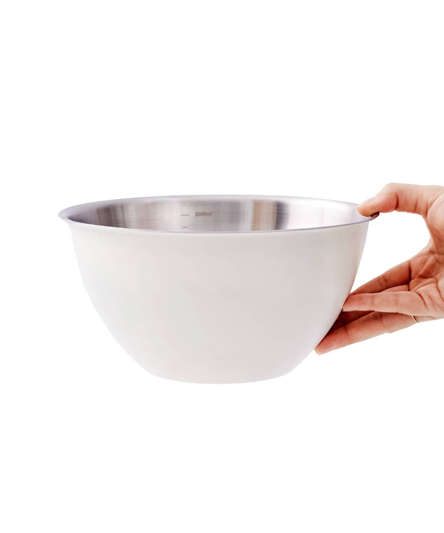 3COINS(スリーコインズ) 軽量ステンレスボウル：L（2000ml）／KITINTO